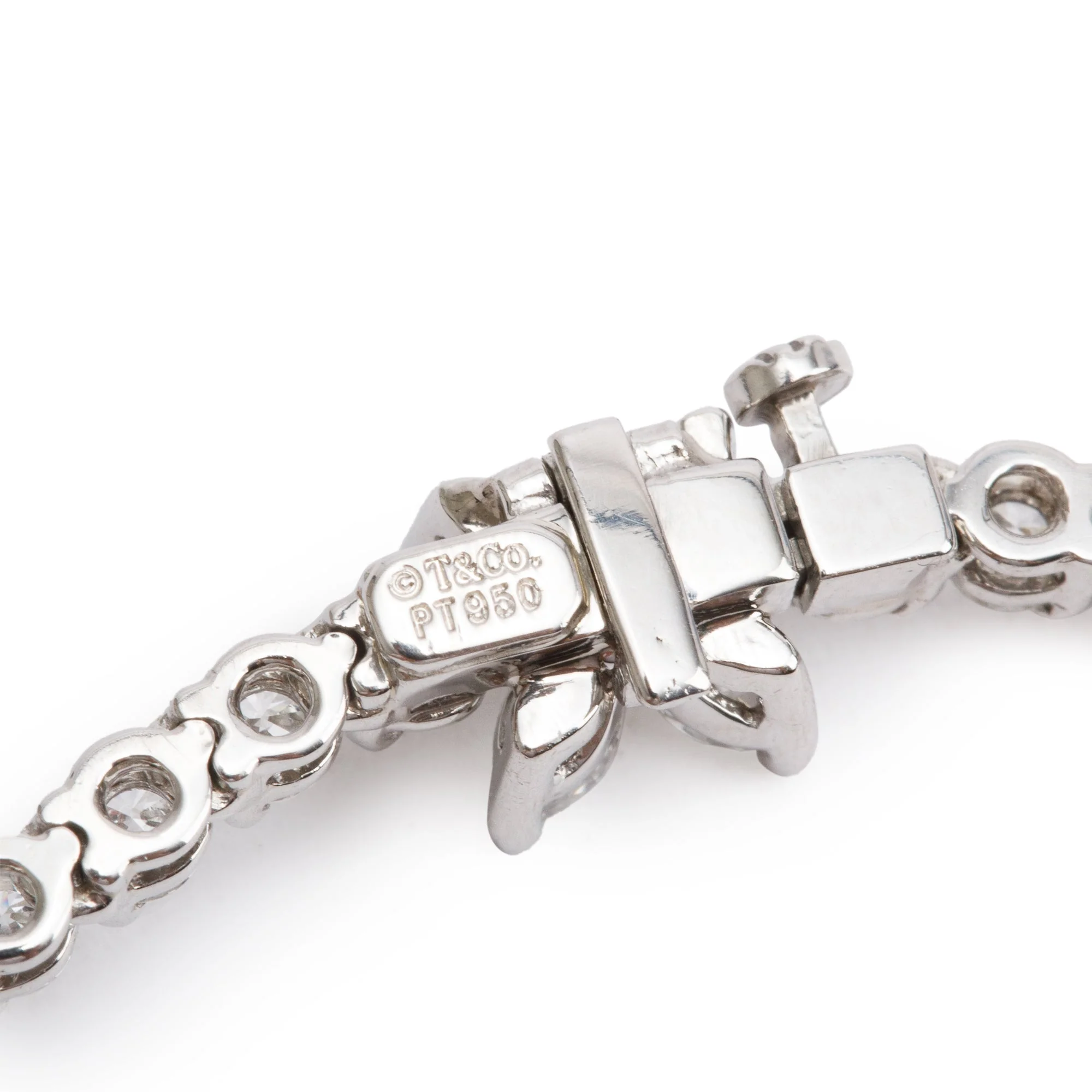 Tiffany & Co. Platinum 10.39 tcw. Diamond Victoria Graduated Line Necklace w/ Box - Image 8