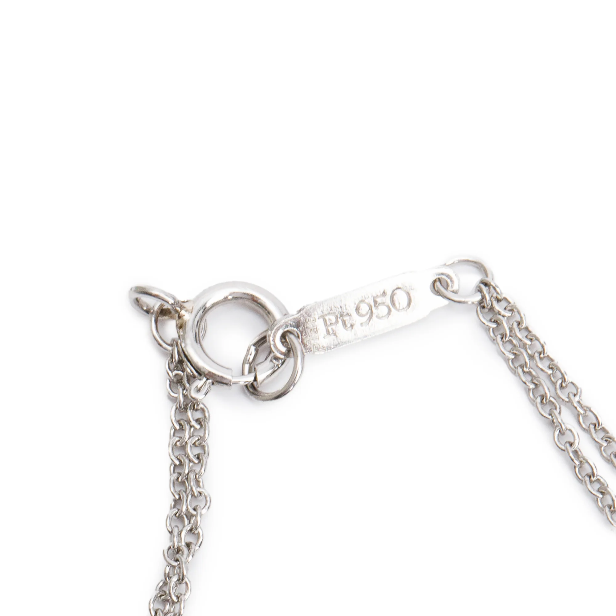 Tiffany & Co. Platinum Solitaire Diamond Bracelet w/ Box - Image 3