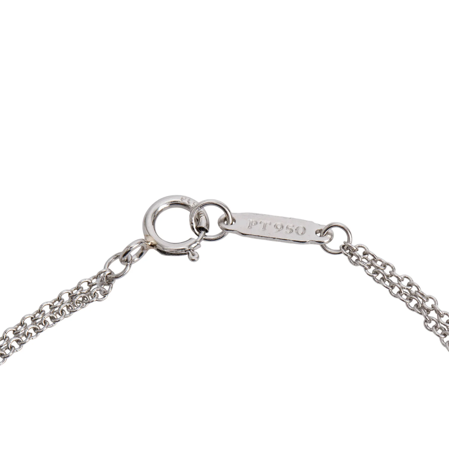 Tiffany & Co. Platinum Solitaire Diamond Bracelet w/ Box - Image 3