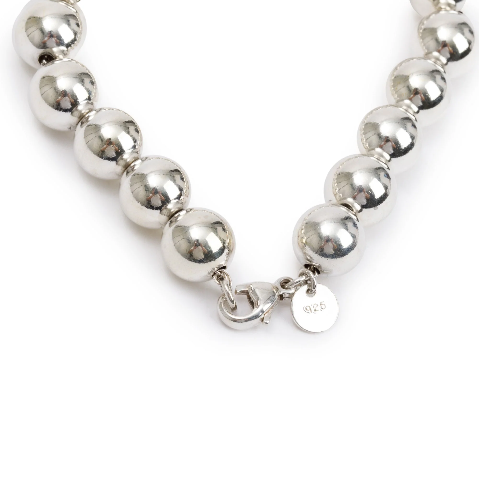 Tiffany & Co. Sterling Silver 10 MM HardWear Ball Bracelet - Image 2