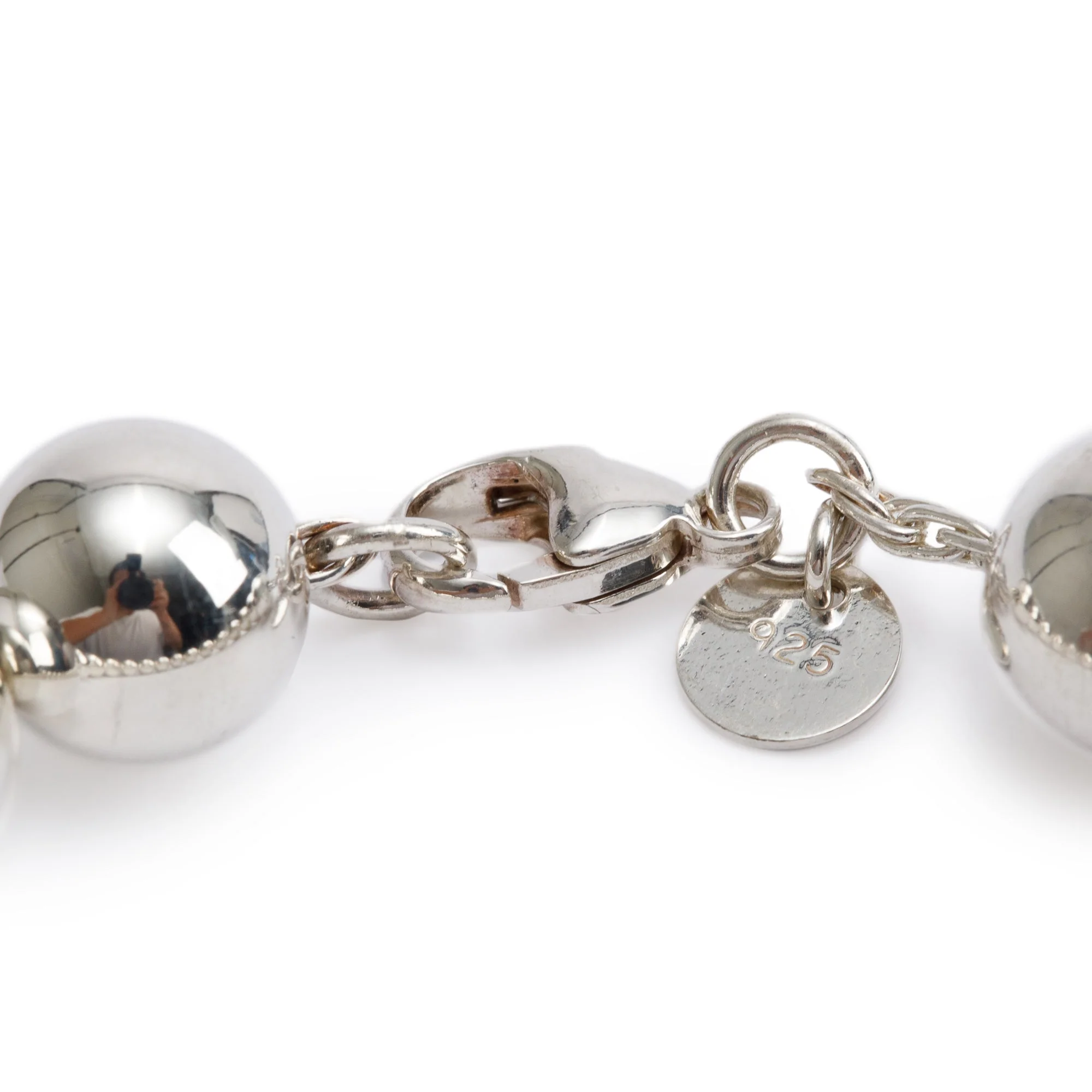 Tiffany & Co. Sterling Silver 10 mm HardWear Ball Bracelet - Image 2