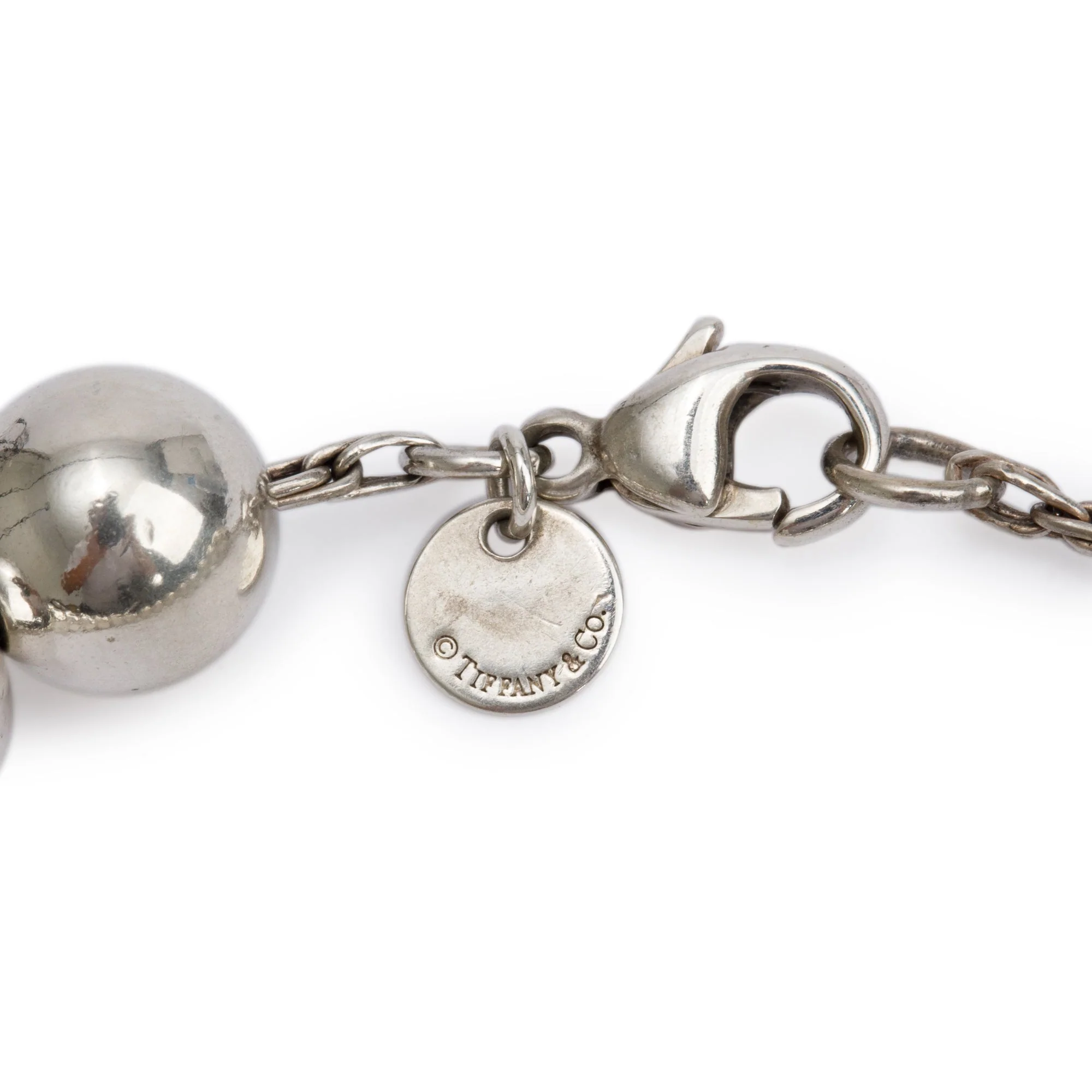 Tiffany & Co. Sterling Silver 10 MM HardWear Ball Bracelet - Image 2