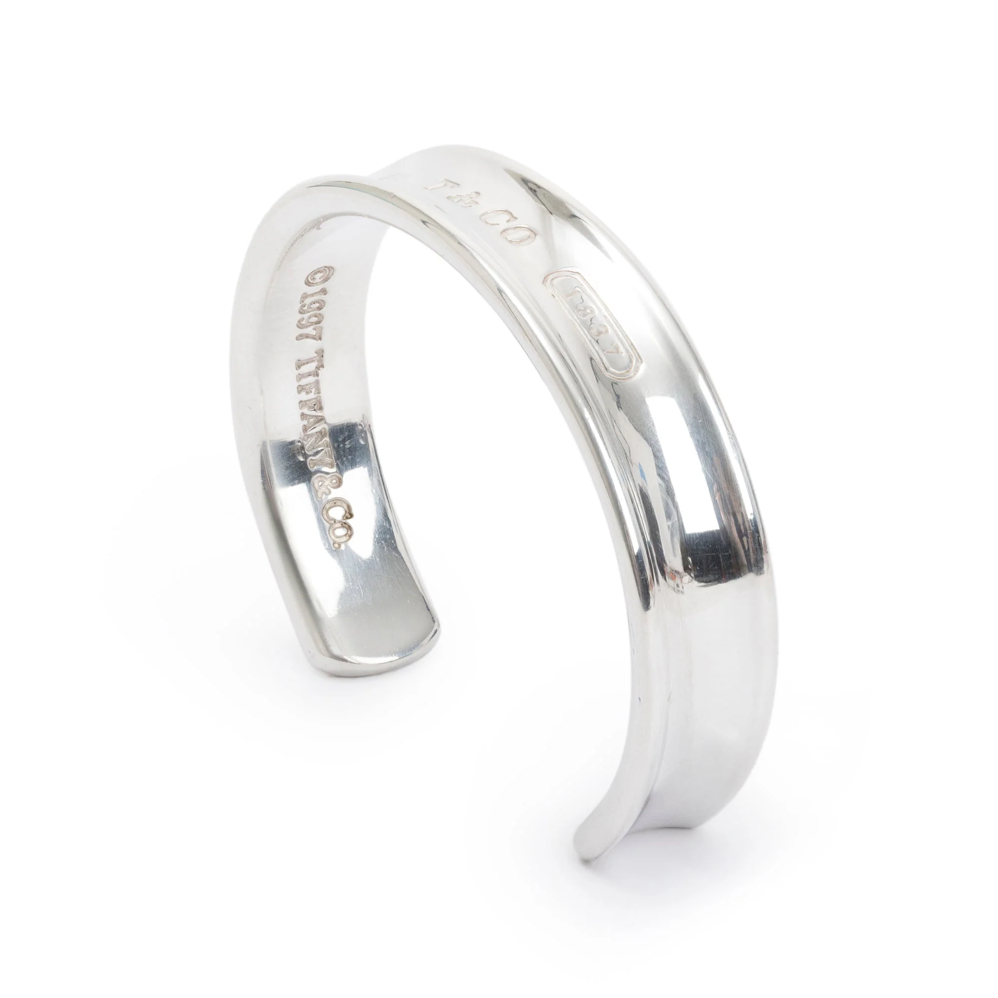 Tiffany & Co. Sterling Silver 1837 12 MM Cuff - Image 3
