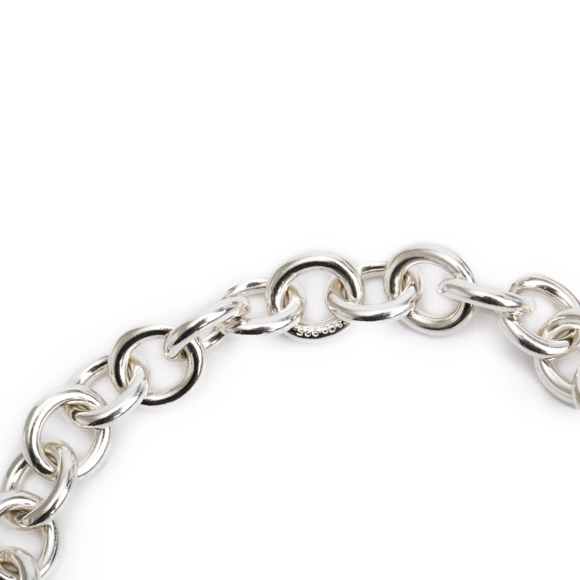 Tiffany & Co. Sterling Silver 1837 Interlocking Circles Bracelet - Image 3