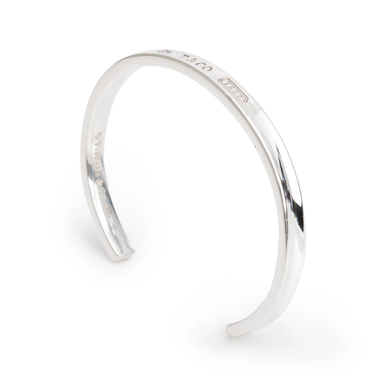 Tiffany & Co. Sterling Silver 1837 Narrow 5 MM Cuff - Image 2