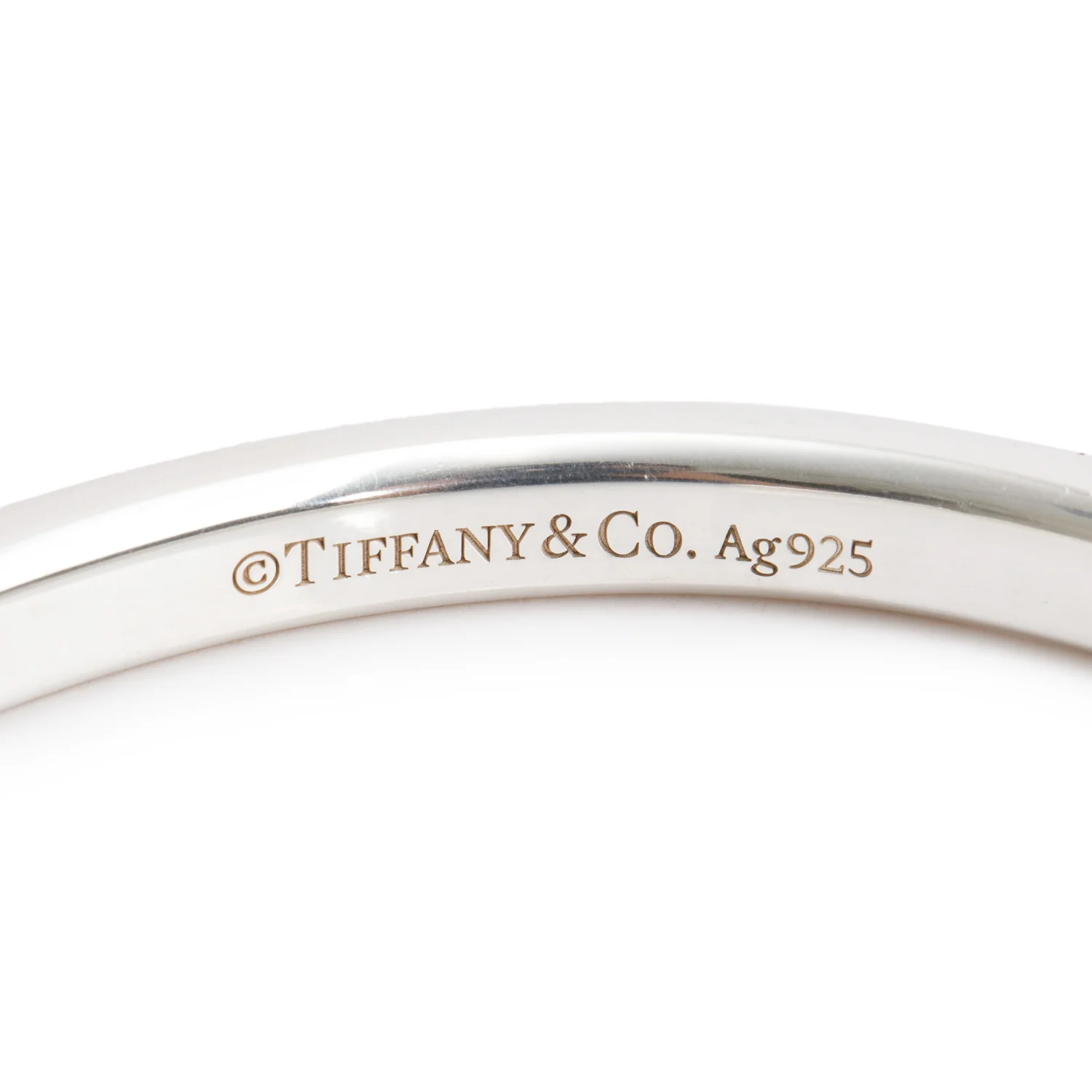 Tiffany & Co. Sterling Silver 1837 Narrow Makers Cuff - Image 2