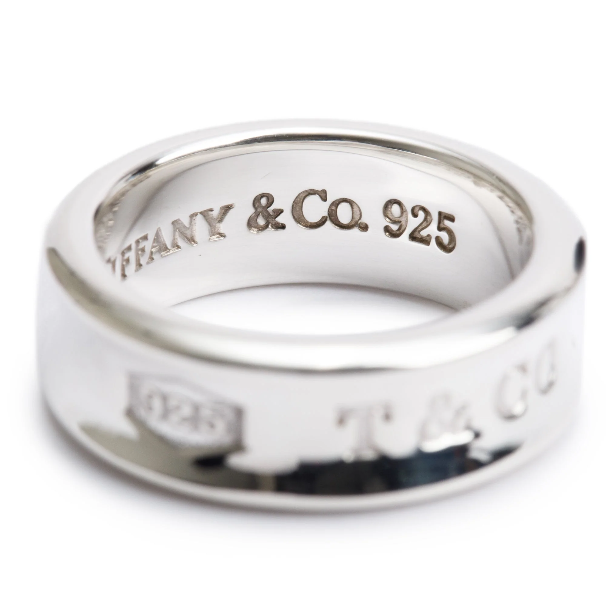 Tiffany & Co. Sterling Silver 1837 Ring, Size 6 - Image 2