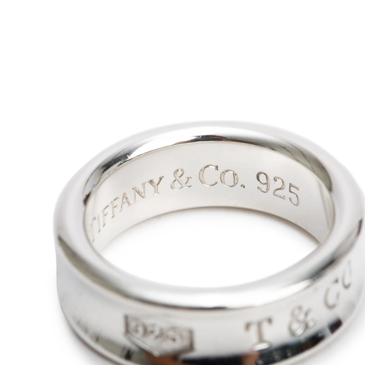Tiffany & Co. Sterling Silver 1837 Ring, Size 7 - Image 3