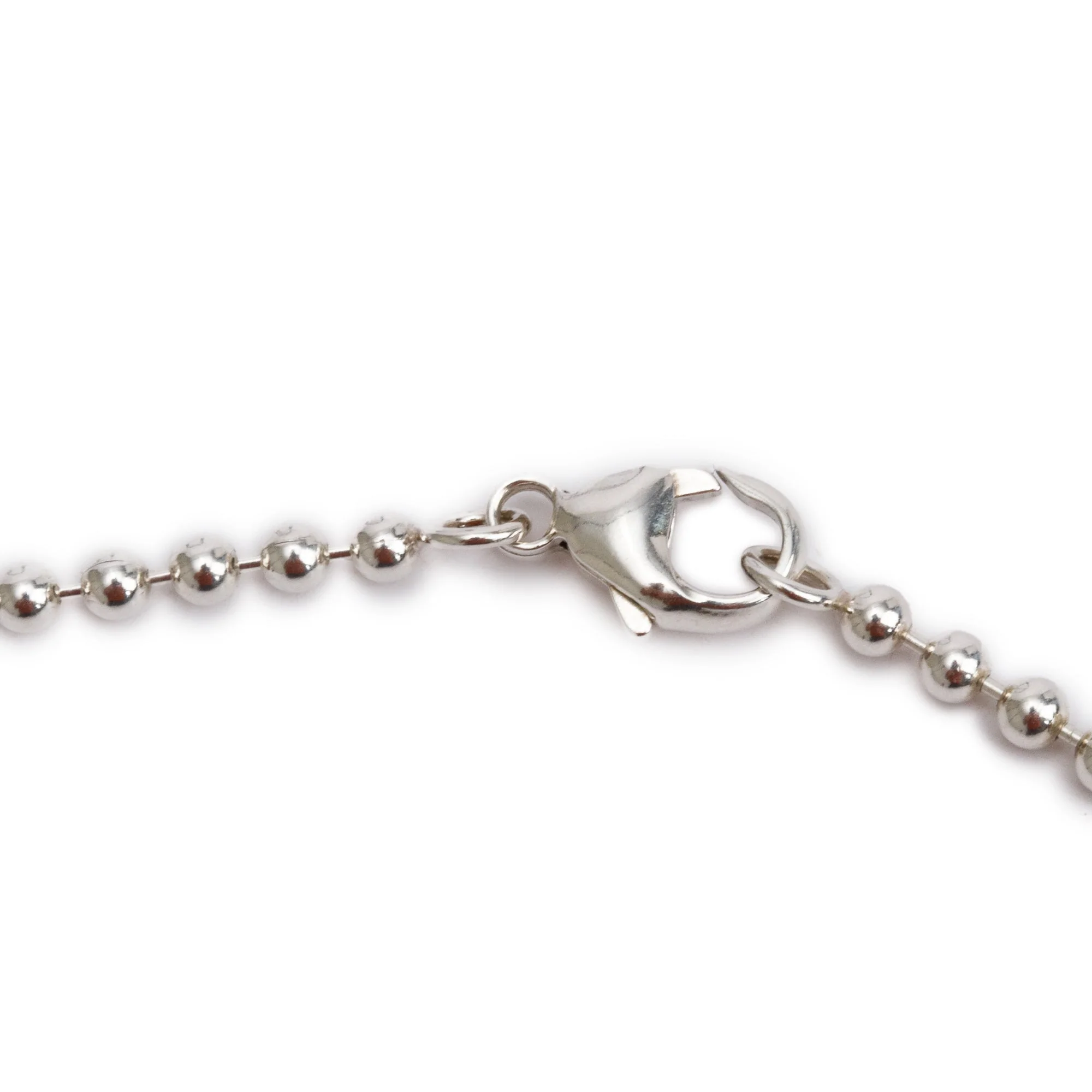 Tiffany & Co. Sterling Silver Alphabet Letter 'L' Medium Round Tag Pendant Necklace - Image 4