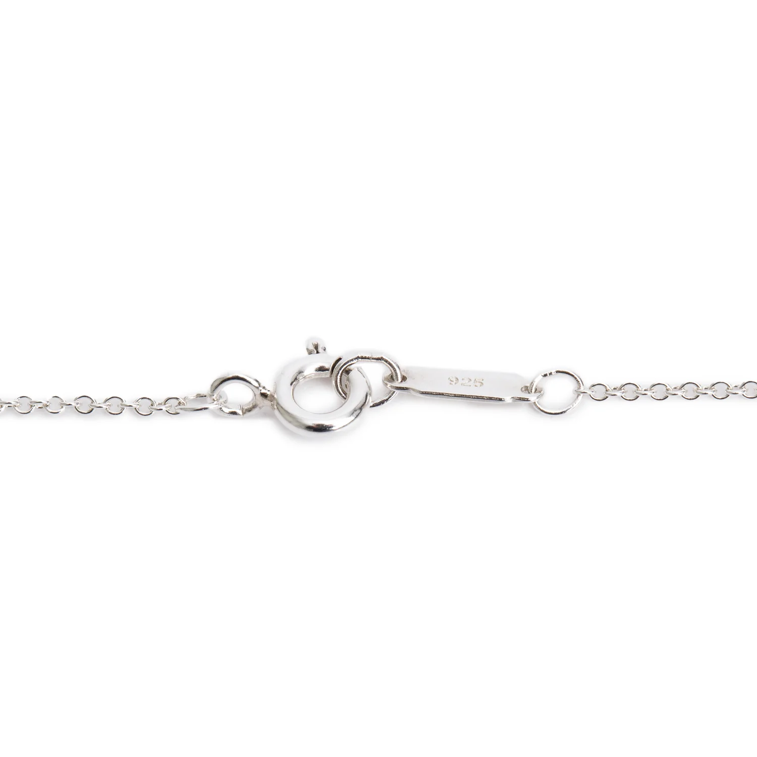 Tiffany & Co. Sterling Silver Anchor Pendant Necklace - Image 3