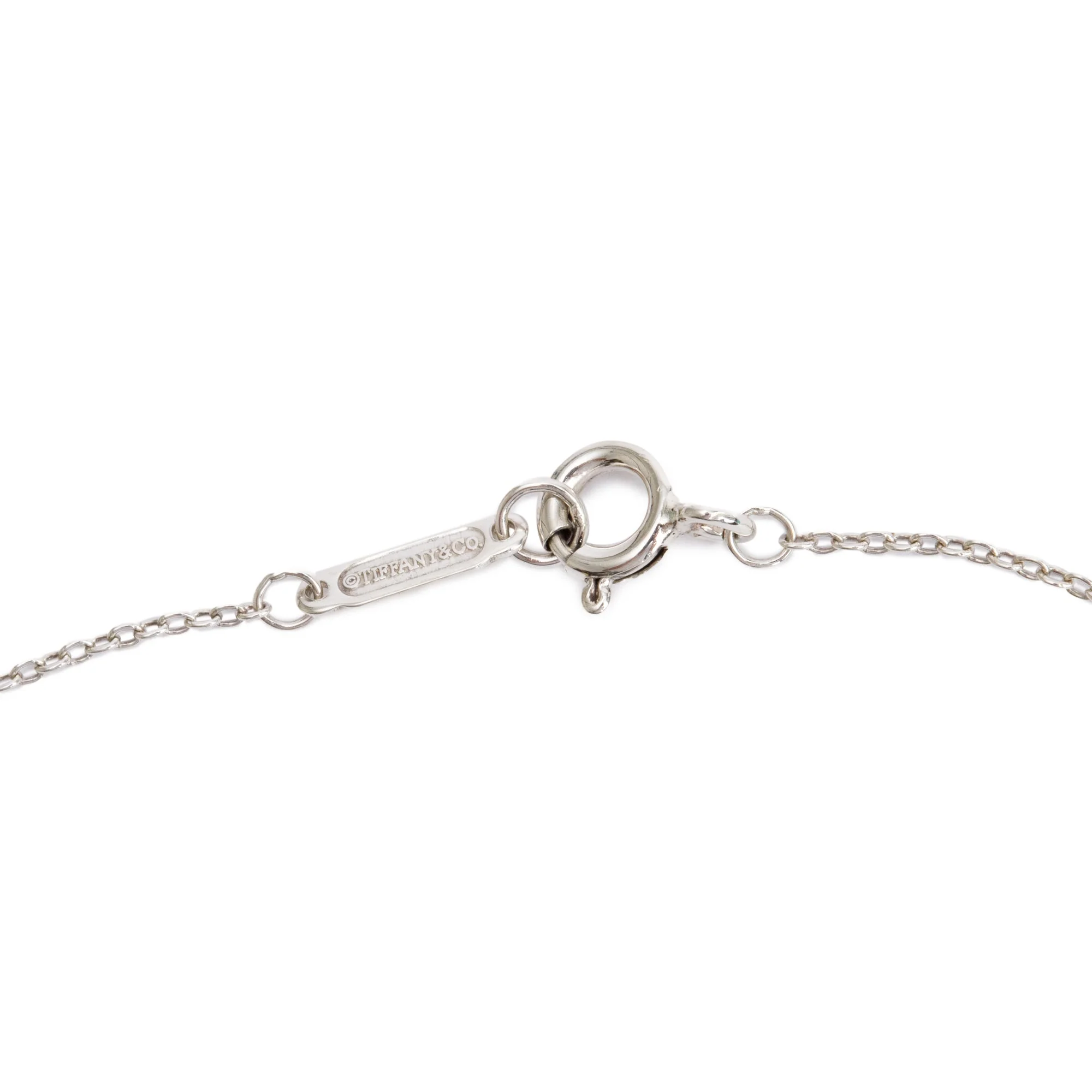 Tiffany & Co. Sterling Silver Clinique Round Pendant Necklace - Image 4