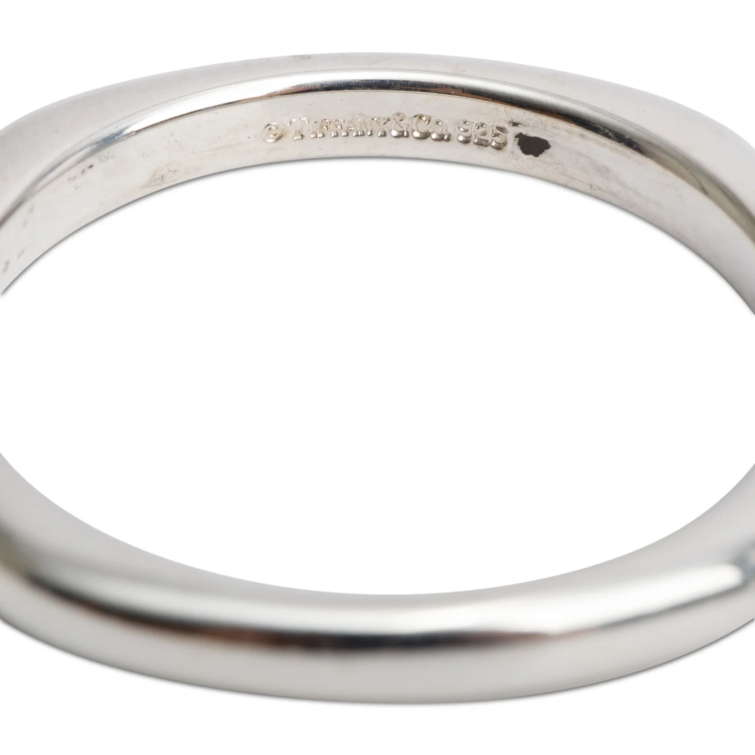 Tiffany & Co. Sterling Silver Cushion Square Hoop Earrings - Image 3