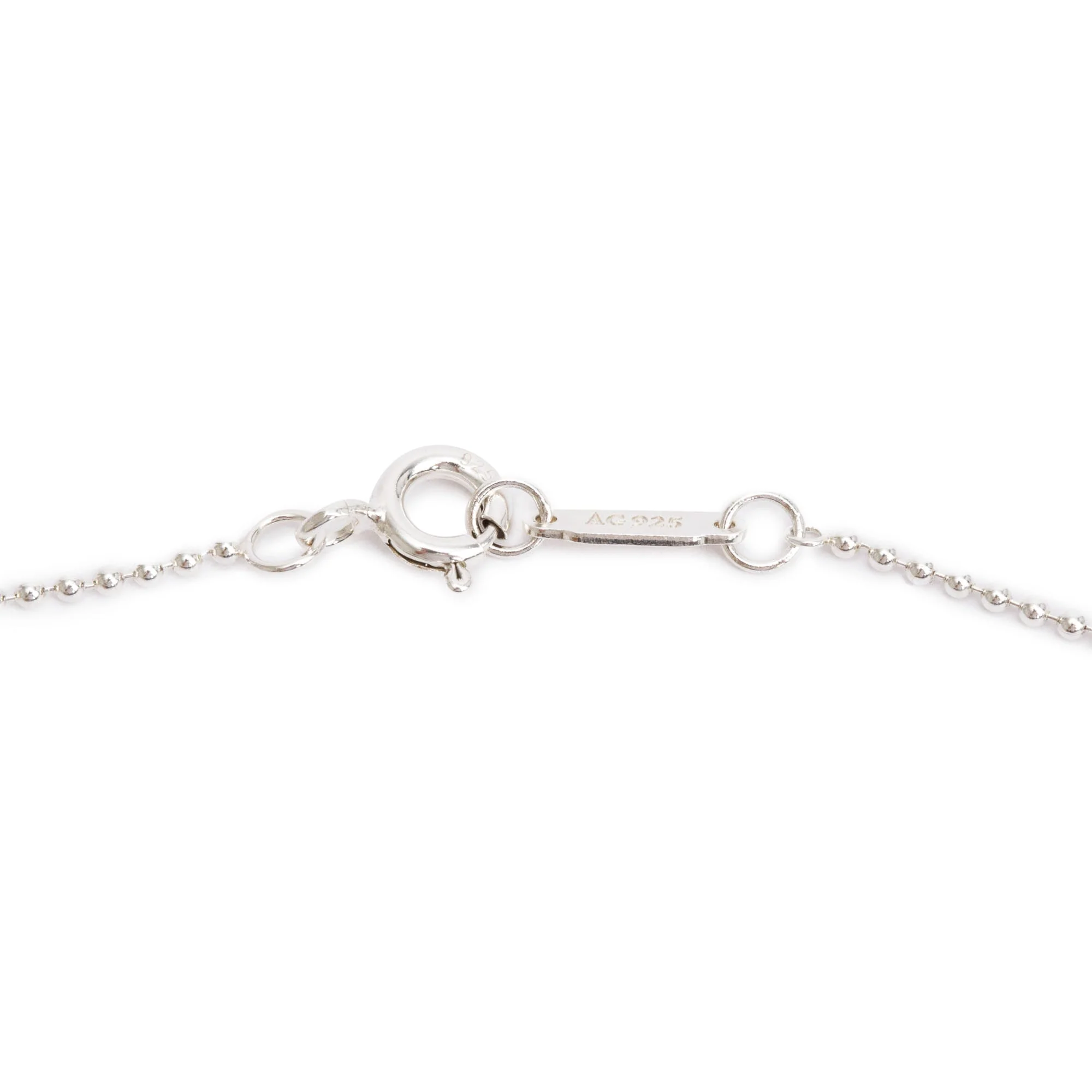 Tiffany & Co. Sterling Silver Diamond Large Daisy Key Pendant Necklace - Image 4
