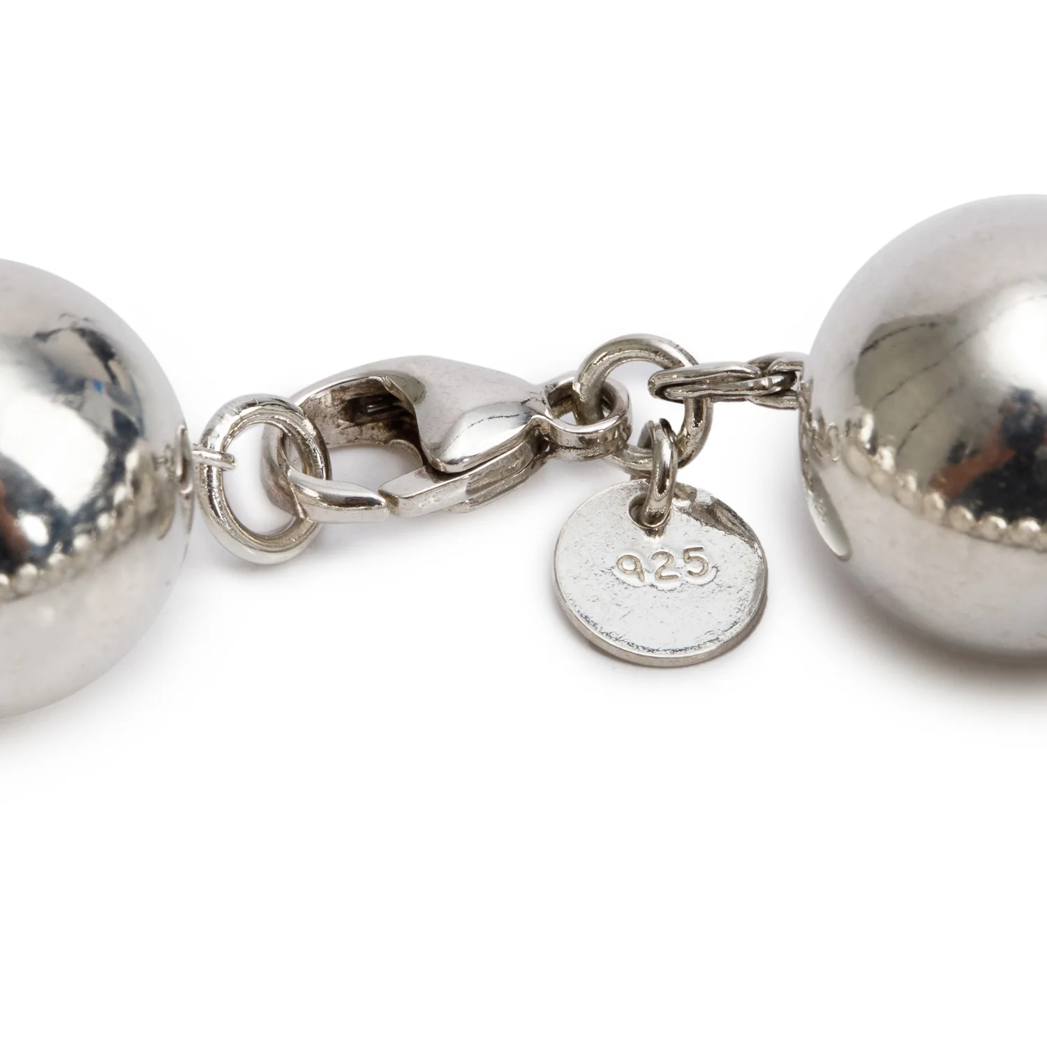 Tiffany & Co. Sterling Silver Extra Large 14 MM HardWear Ball Bracelet - Image 2