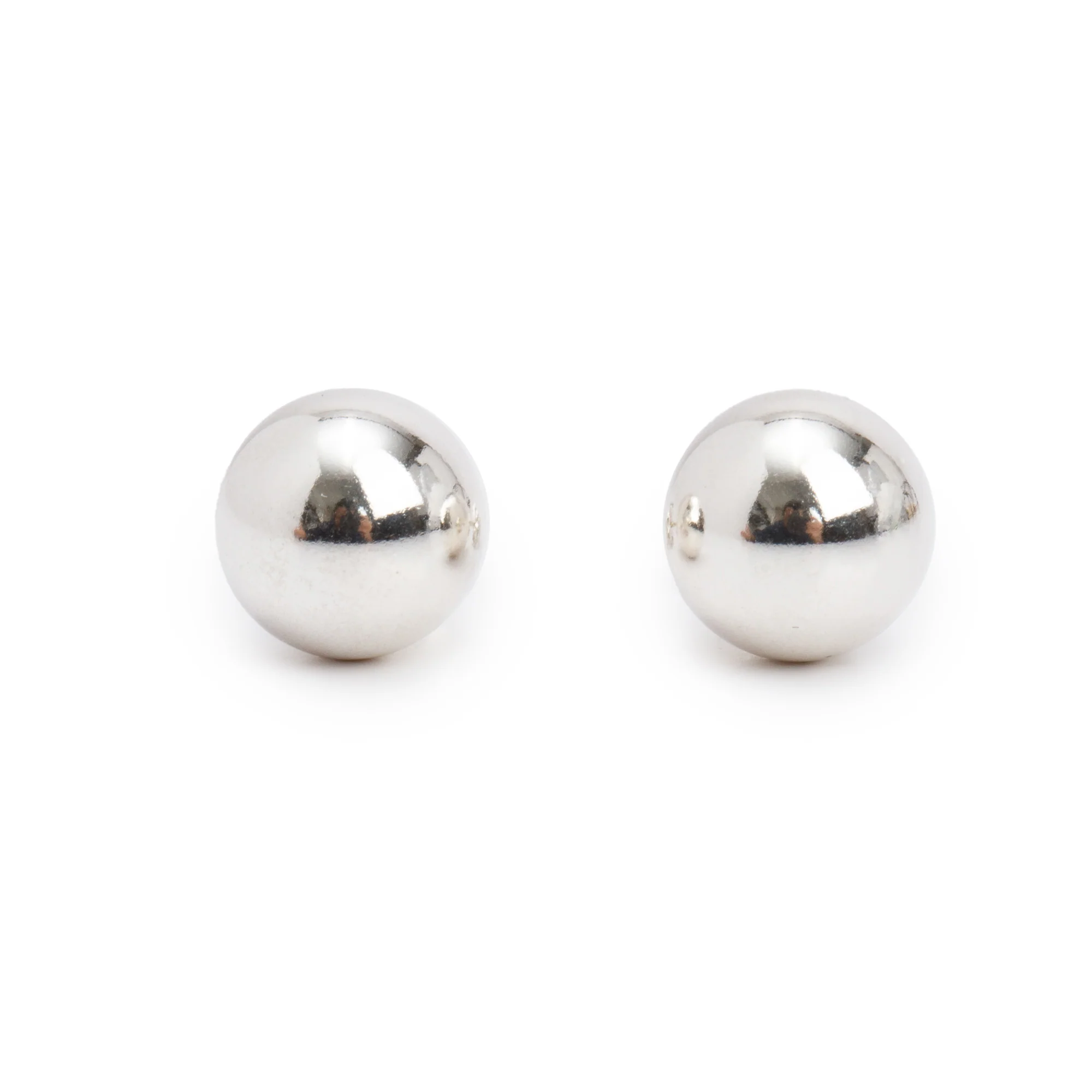 Tiffany & Co. Sterling Silver HardWear 10 MM Ball Earrings