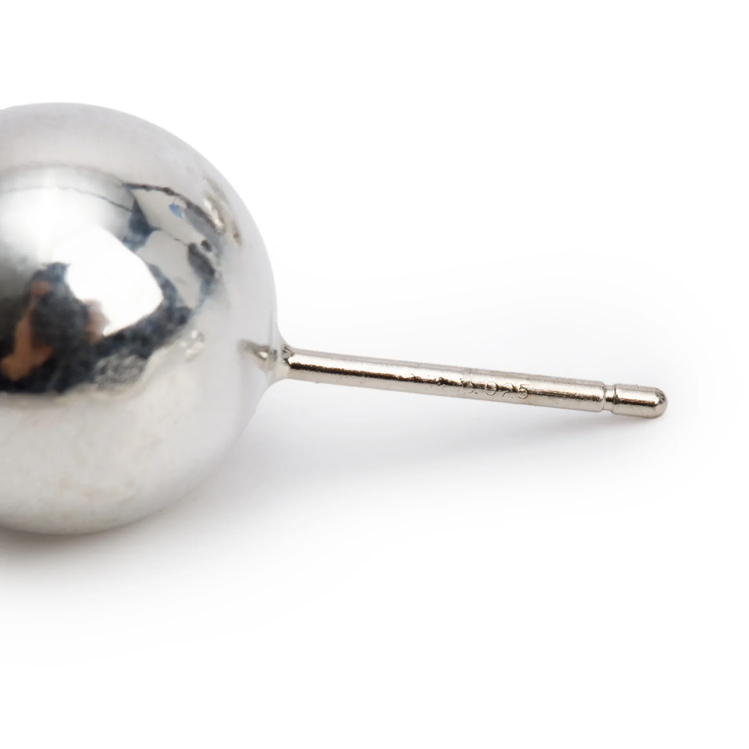 Tiffany & Co. Sterling Silver HardWear 10 MM Ball Earrings - Image 3