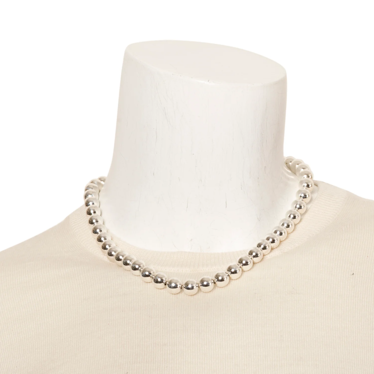 Tiffany & Co. Sterling Silver HardWear Ball Necklace - Image 3