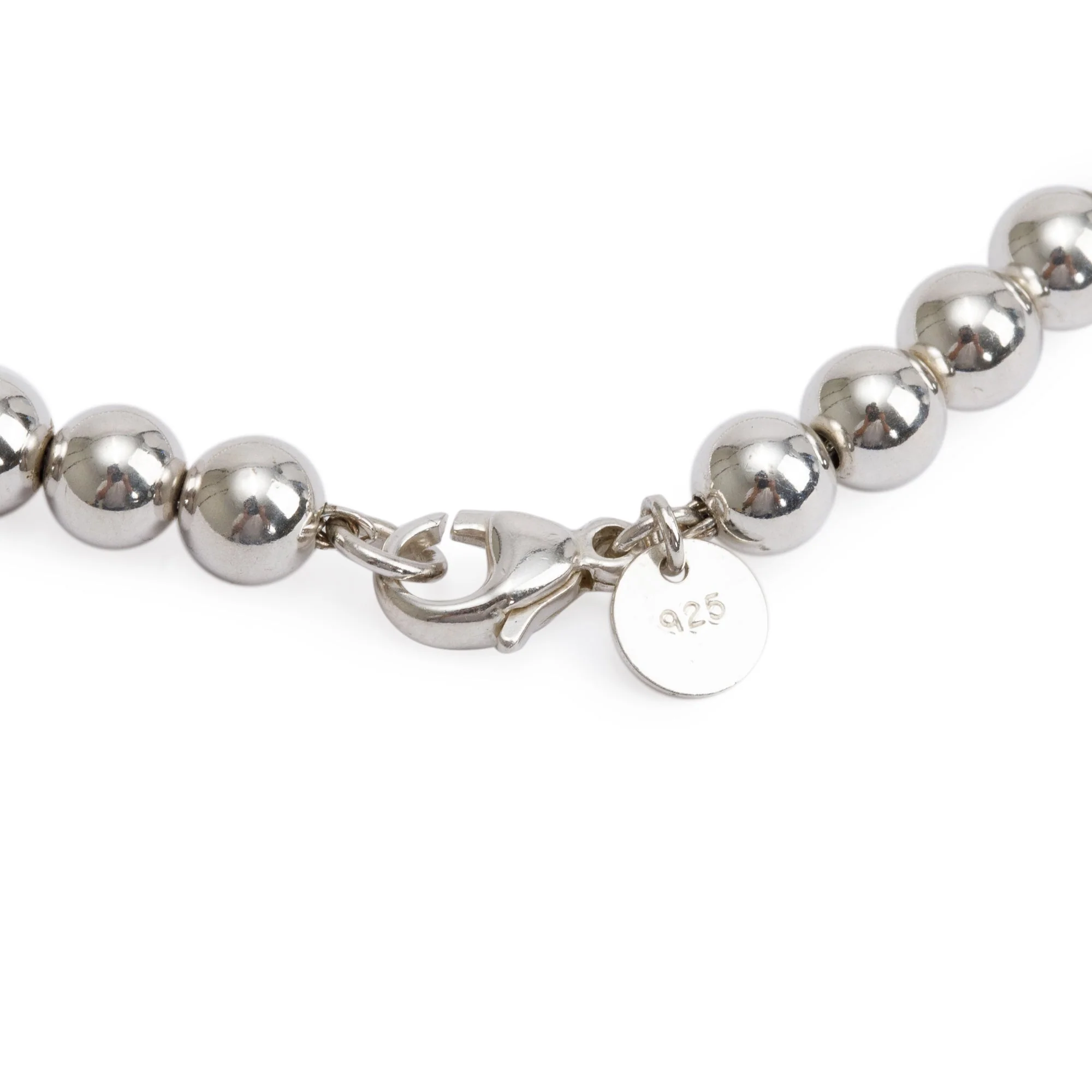 Tiffany & Co. Sterling Silver HardWear Graduated Ball Necklace - Image 3
