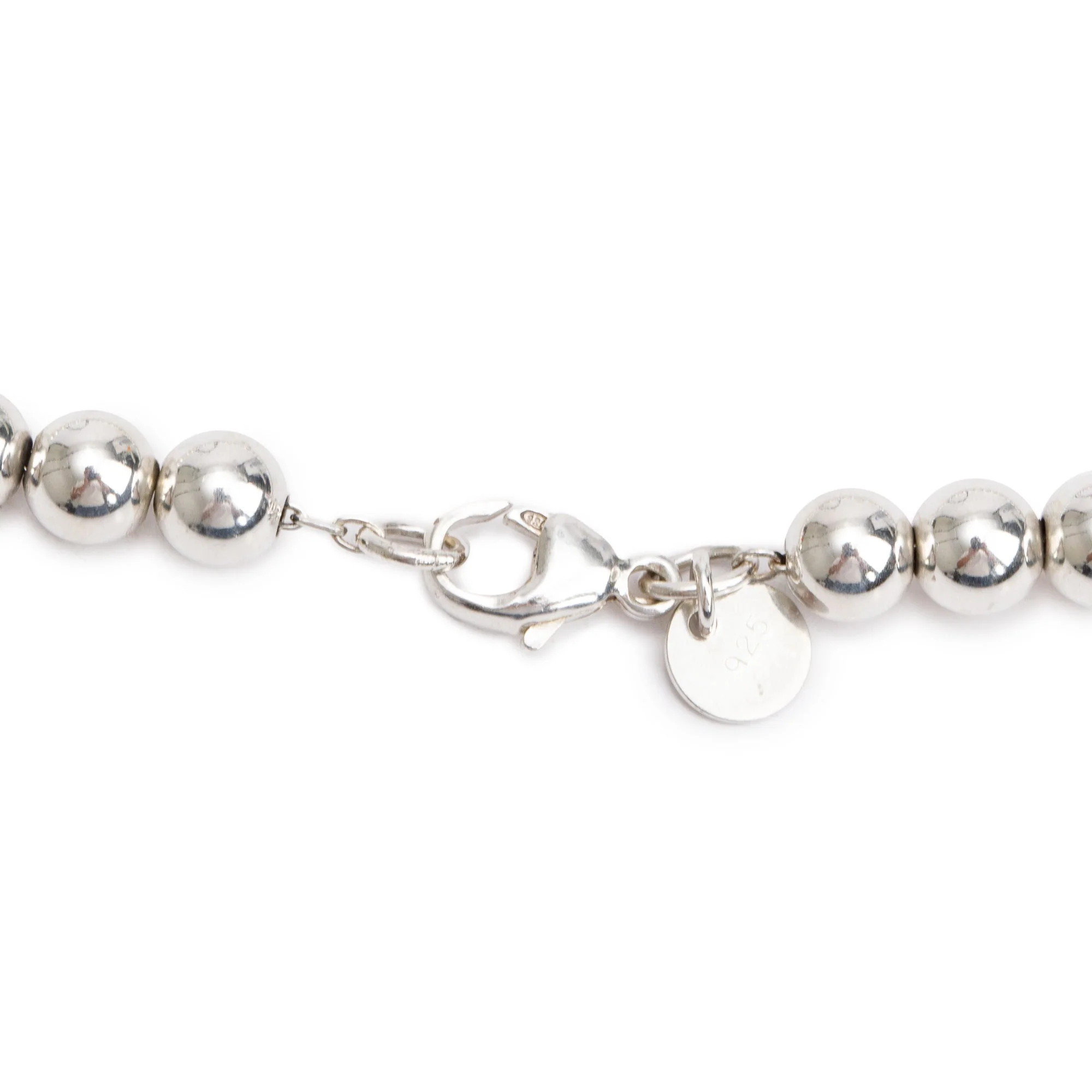 Tiffany & Co. Sterling Silver HardWear Graduated Ball Necklace - Image 4
