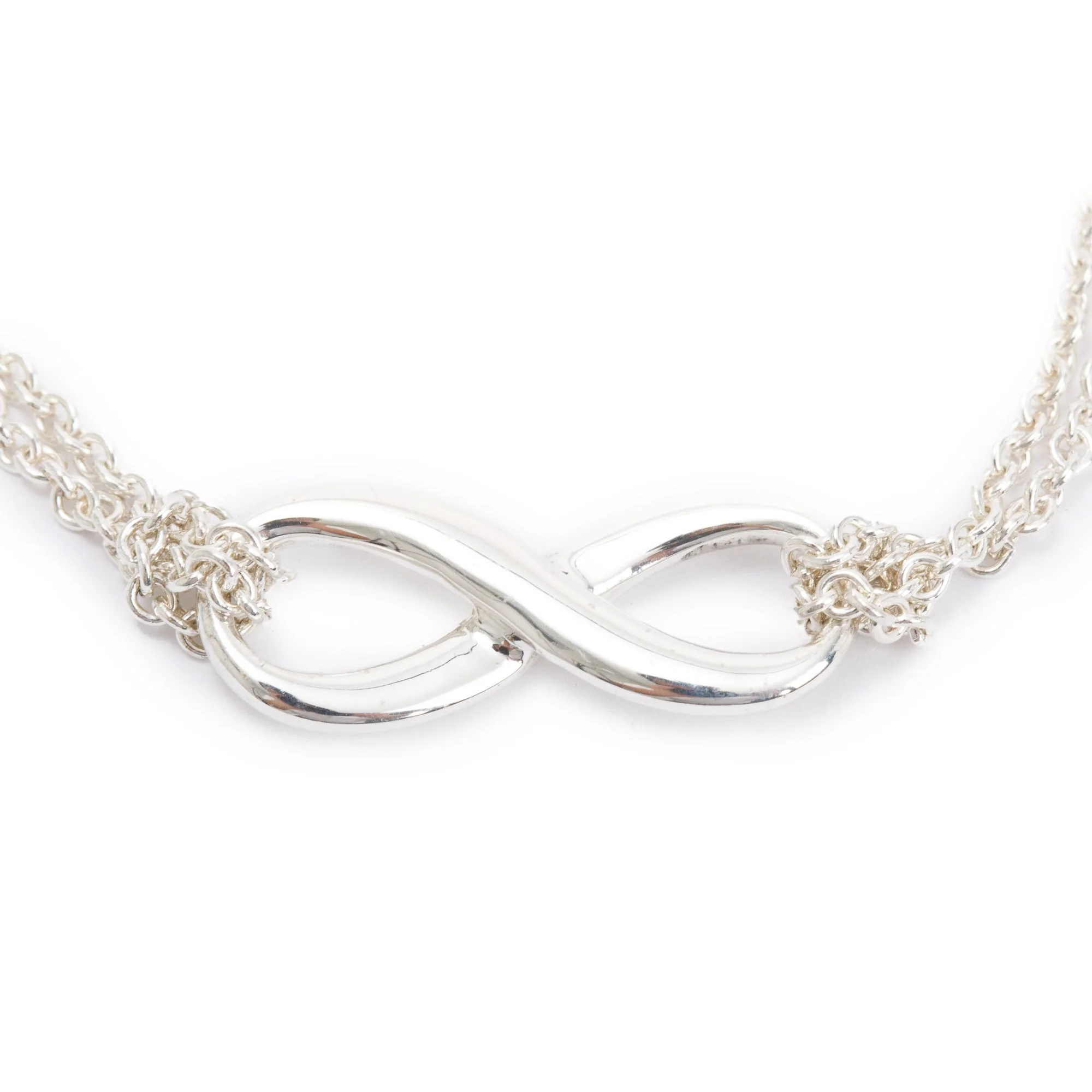 Tiffany & Co. Sterling Silver Infinity Bracelet - Image 2