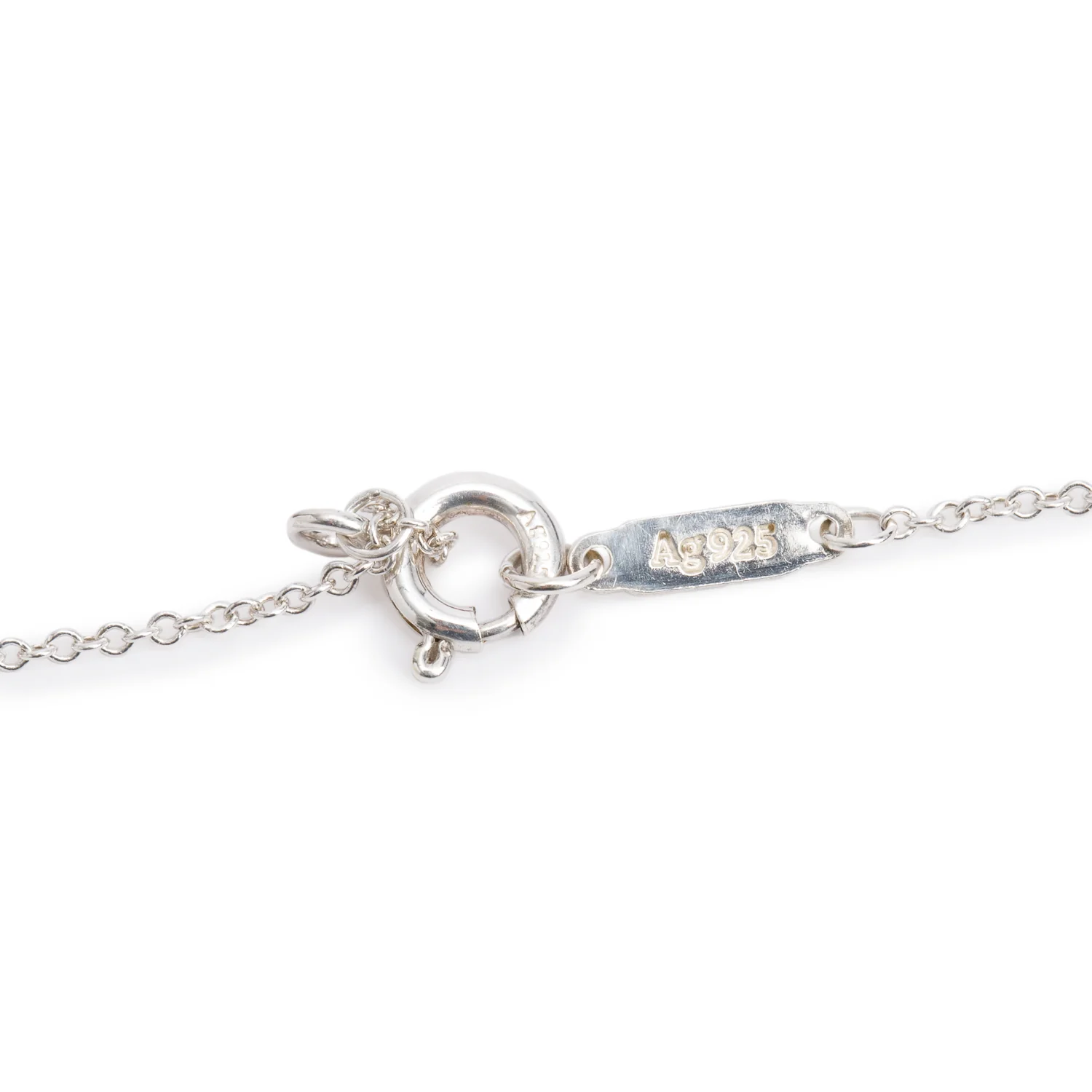 Tiffany & Co. Sterling Silver Medium 1837 Circle Pendant Necklace - Image 3