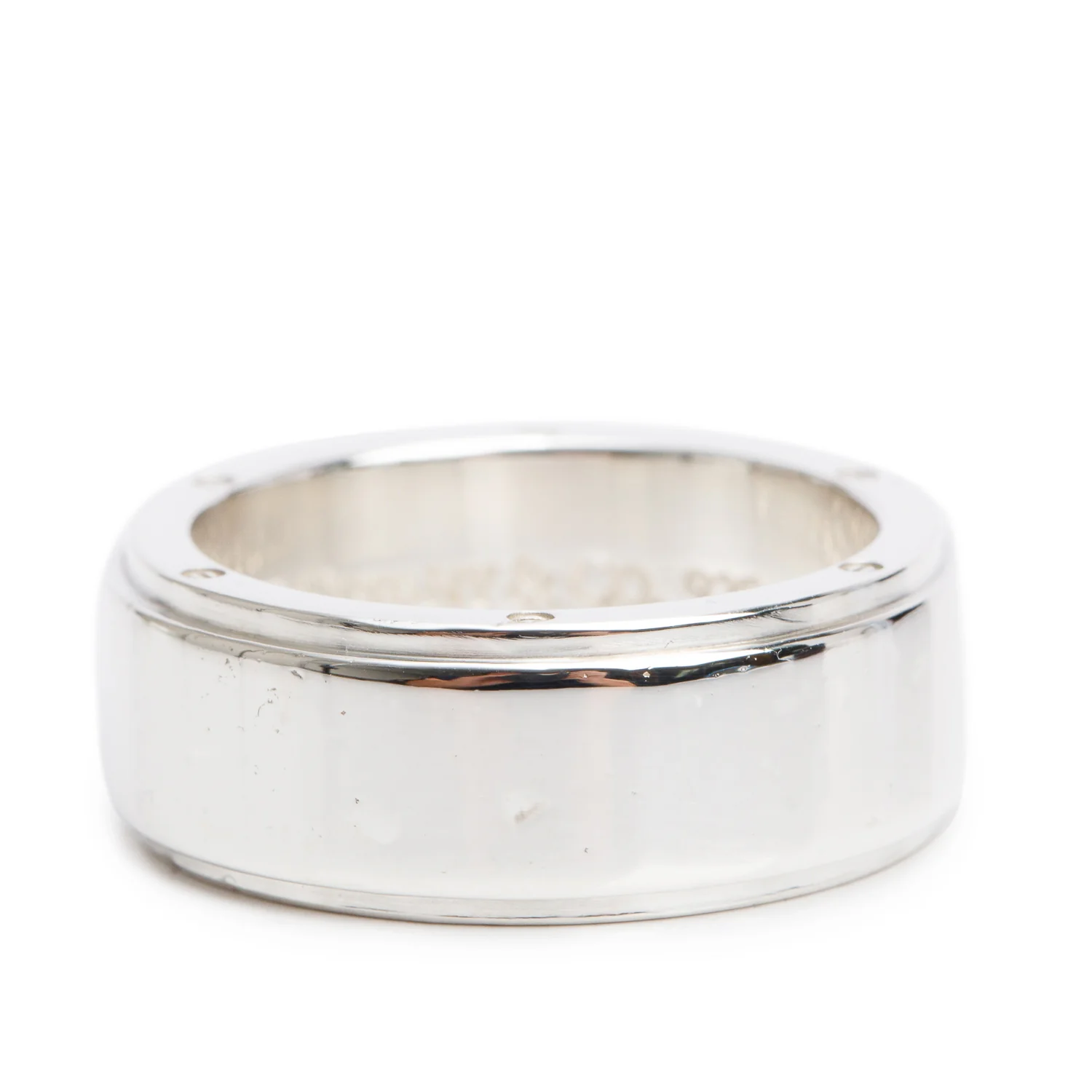 Tiffany & Co. Sterling Silver Metropolis Band Ring, Size 10.5