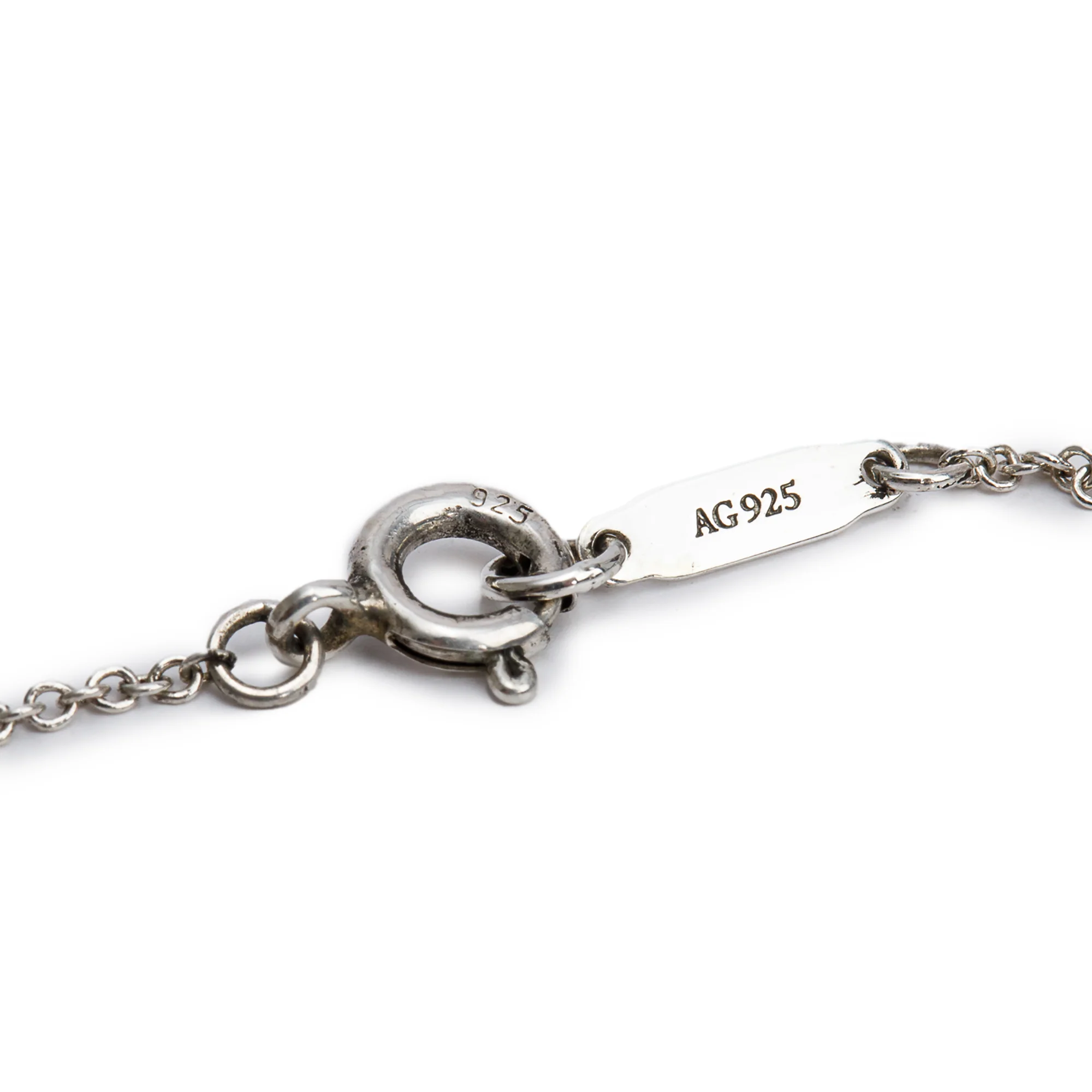 Tiffany & Co. Sterling Silver Mini Heart Key Pendant Necklace - Image 3