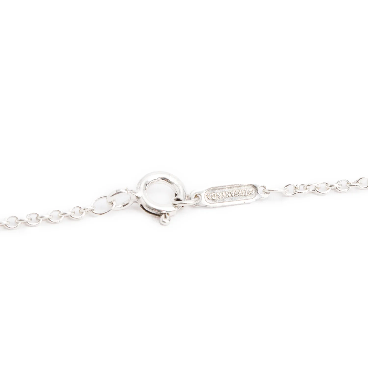 Tiffany & Co. Sterling Silver Return to Tiffany Heart Key Pendant Necklace - Image 3
