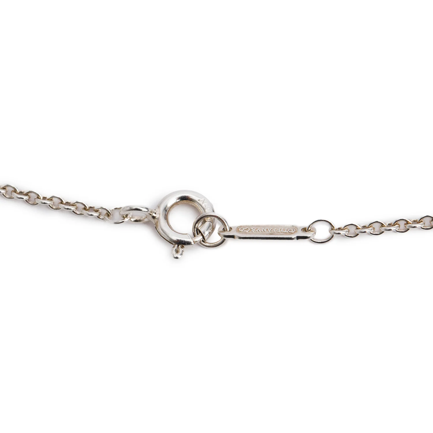 Tiffany & Co. Sterling Silver Return to Tiffany Heart Key Pendant Necklace - Image 3