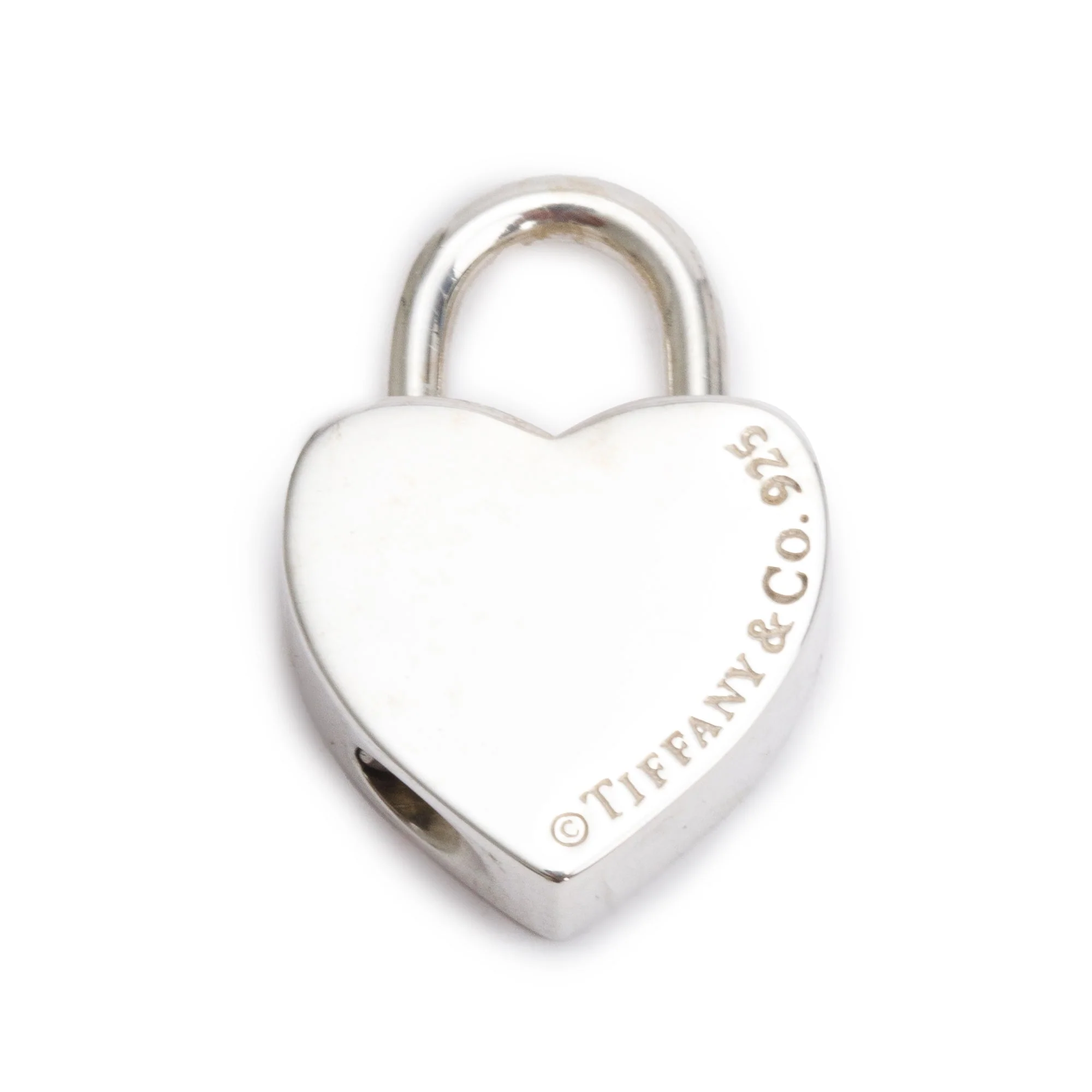 Tiffany & Co. Sterling Silver Return To Tiffany Heart Lock Charm - Image 2