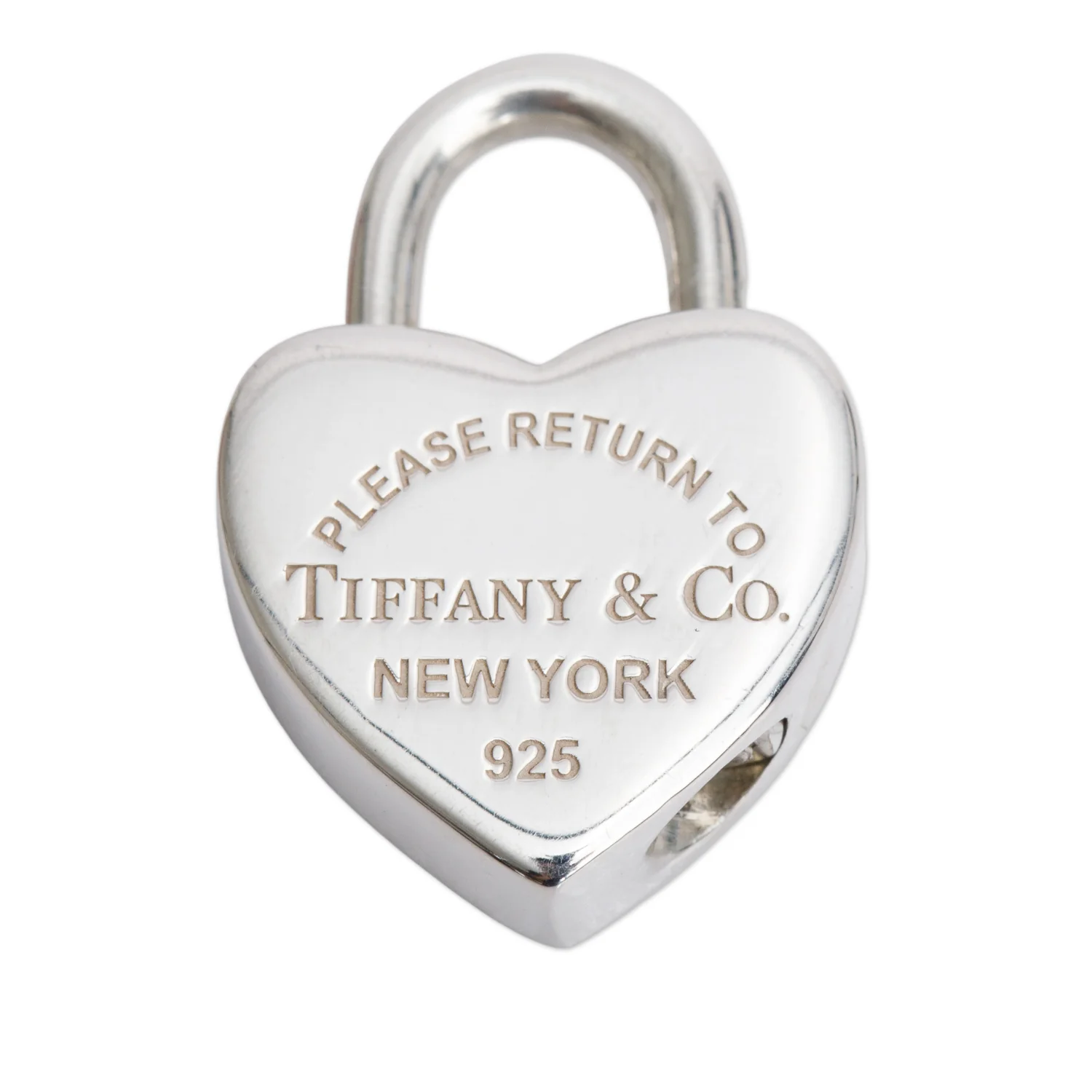 Tiffany & Co. Sterling Silver Return To Tiffany Heart Lock Charm