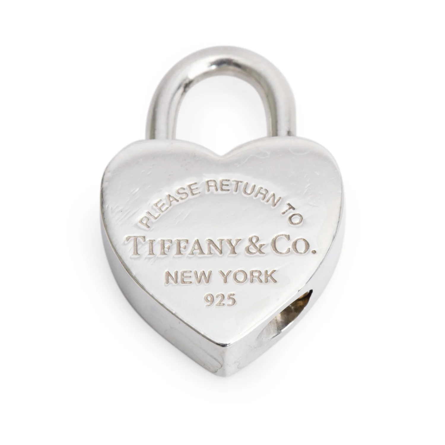 Tiffany & Co. Sterling Silver Return To Tiffany Heart Lock Charm