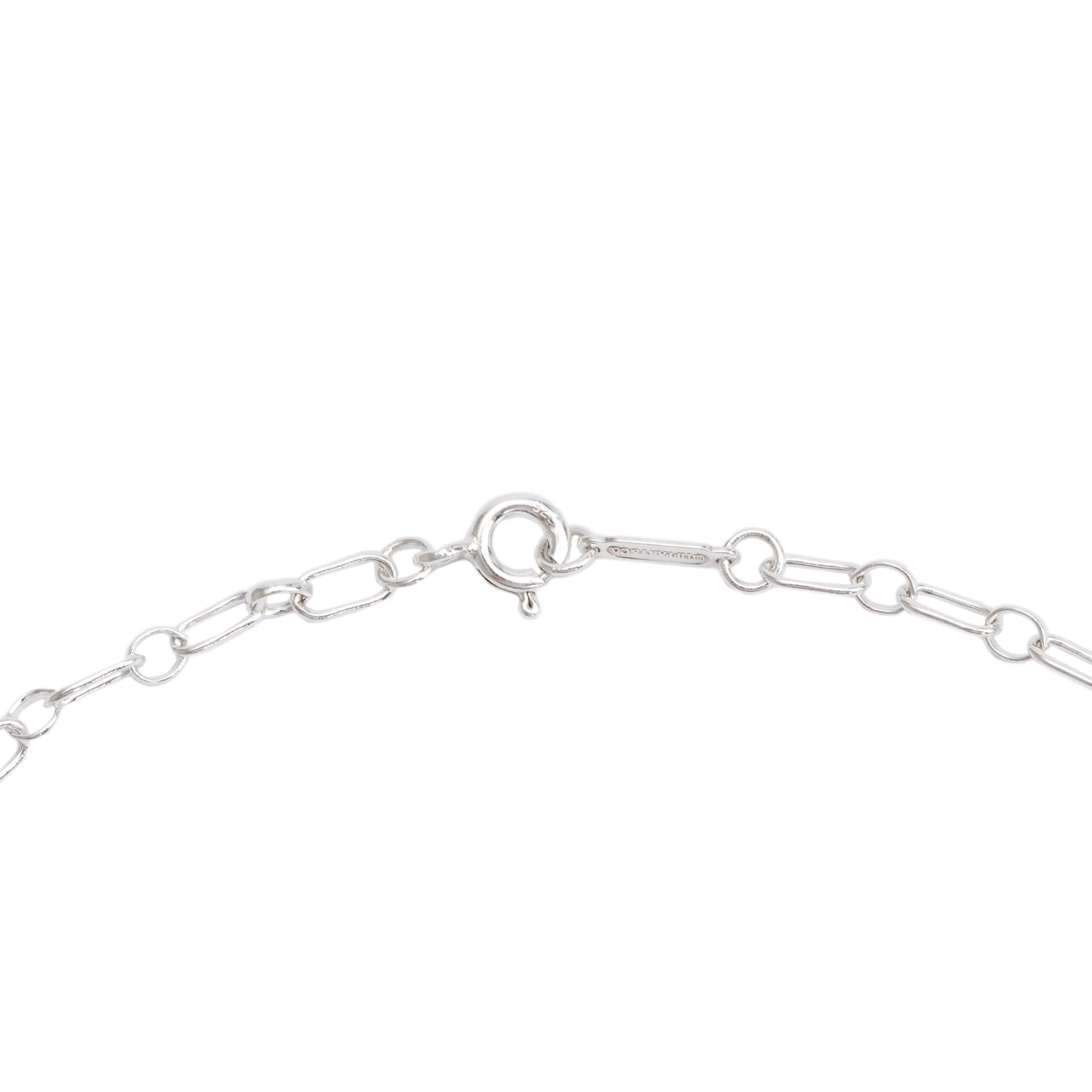 Tiffany & Co. Sterling Silver Return to Tiffany Heart Lock Charm Necklace - Image 5