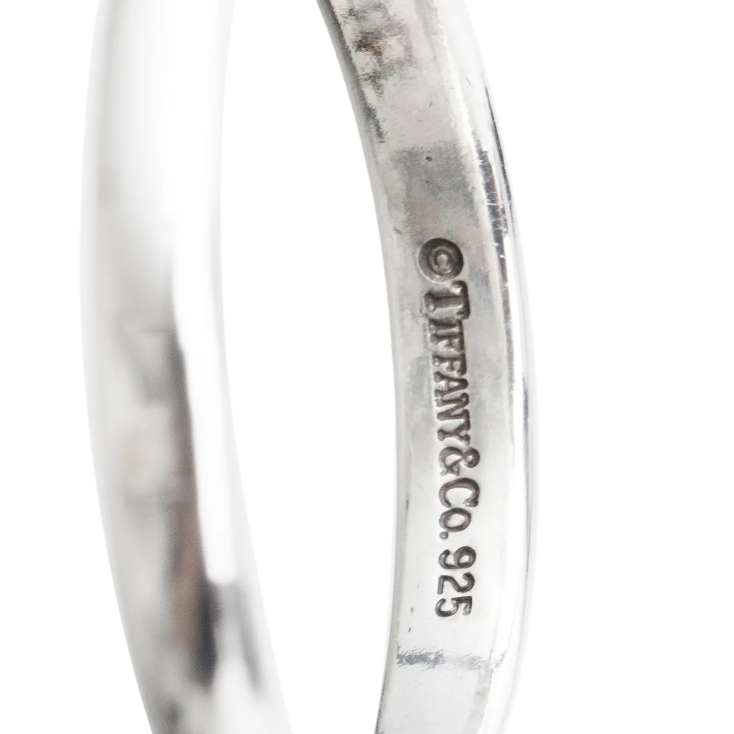 Tiffany & Co. Sterling Silver Small Cushion Square Hoop Earrings - Image 3