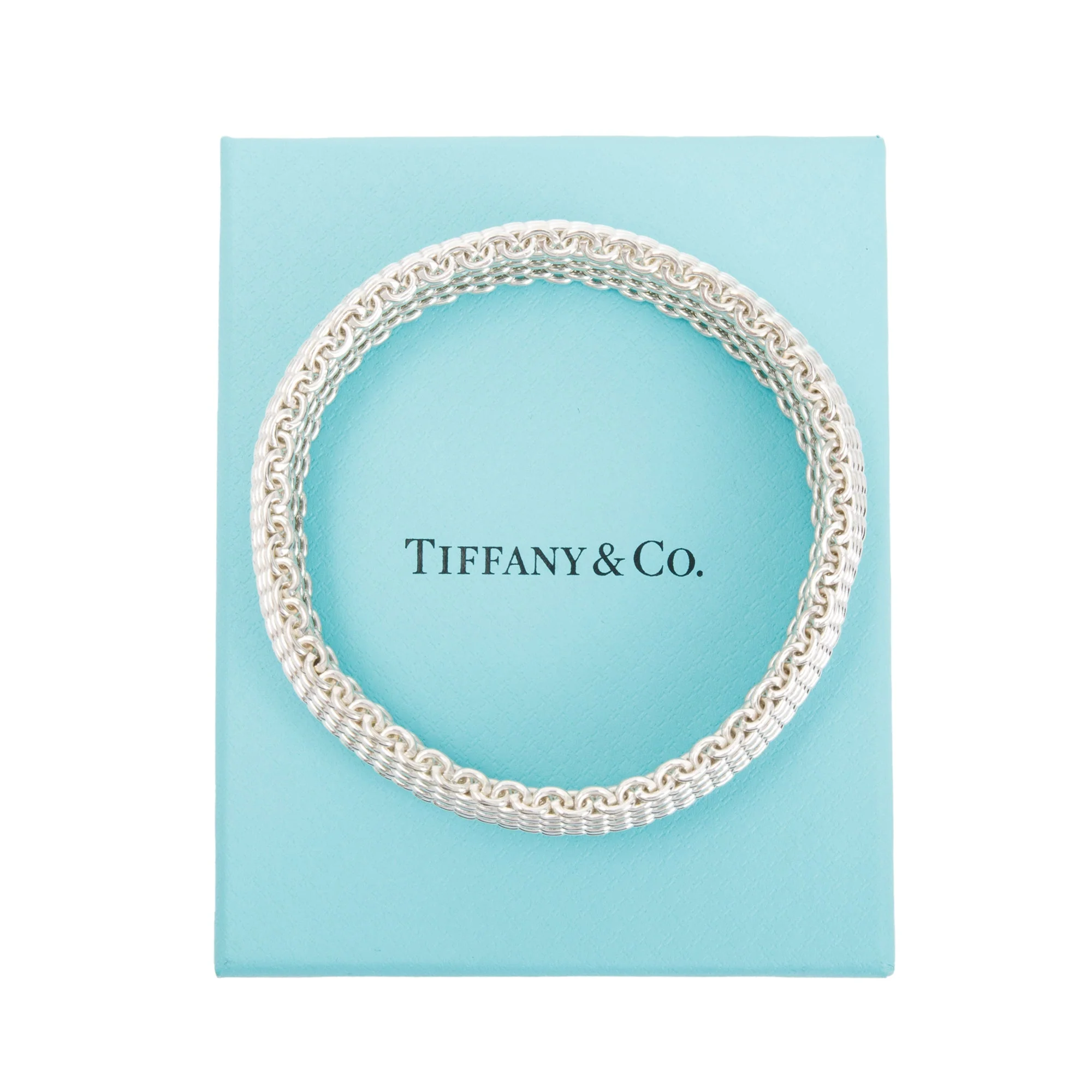 Tiffany & Co. Sterling Silver Somerset Bangle - Image 2