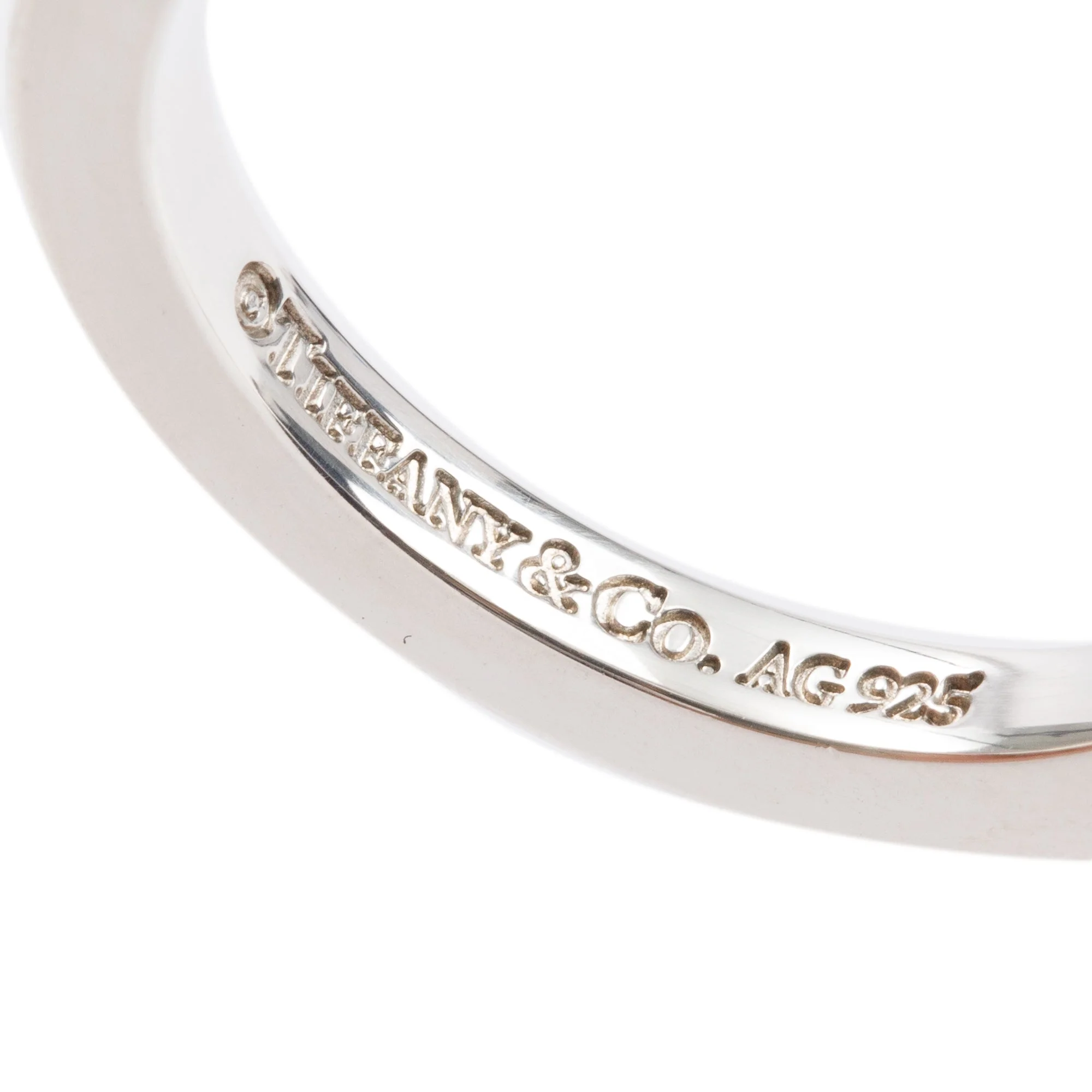 Tiffany & Co. Sterling Silver T Square Ring, Size 9.25 - Image 3