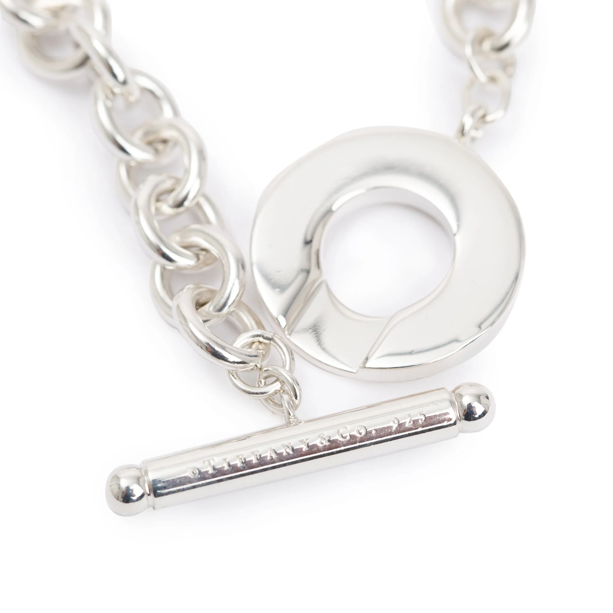 Tiffany & Co. Sterling Silver Toggle Necklace - Image 4