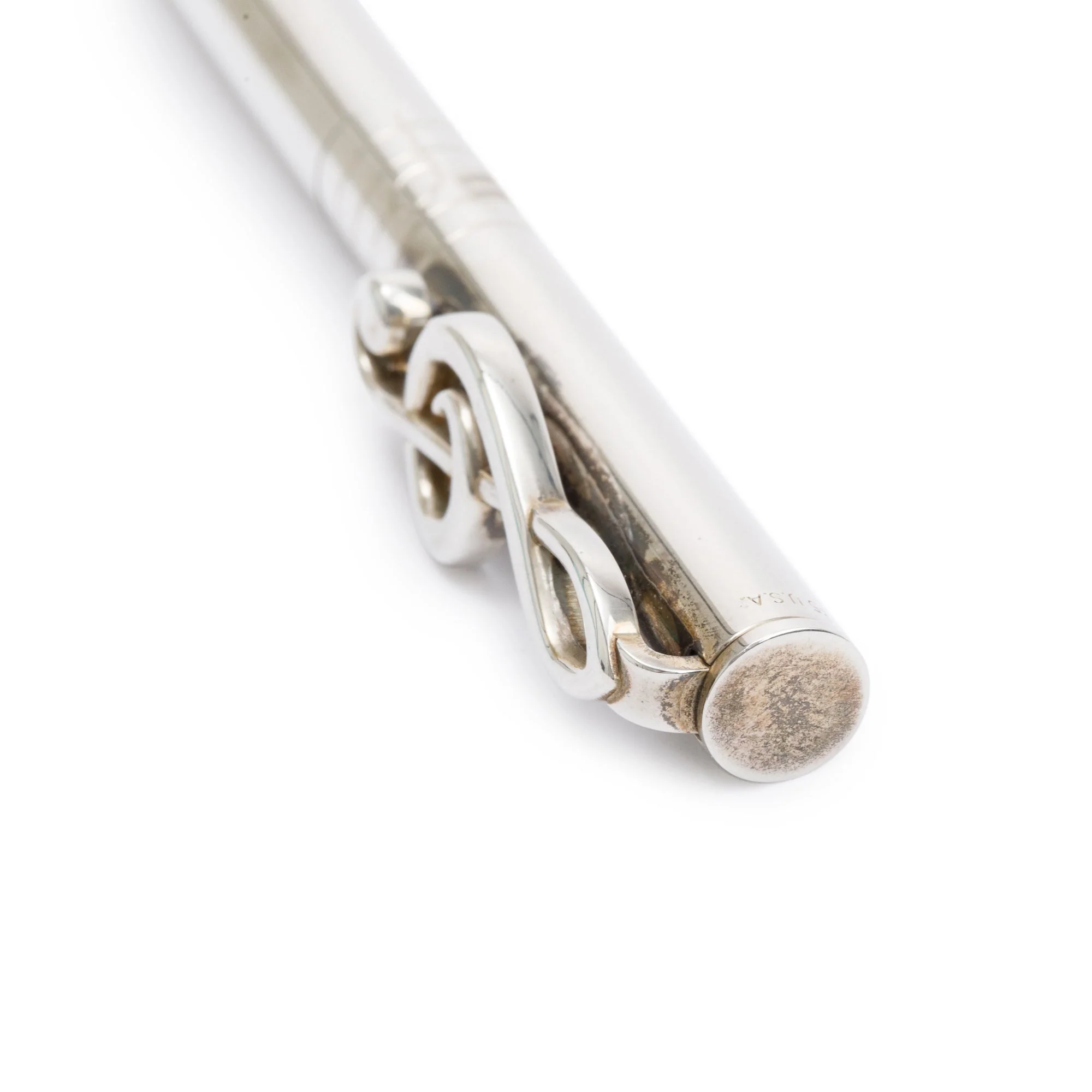 Tiffany & Co. Sterling Silver Treble Clef Ballpoint Pen w/ Box - Image 7