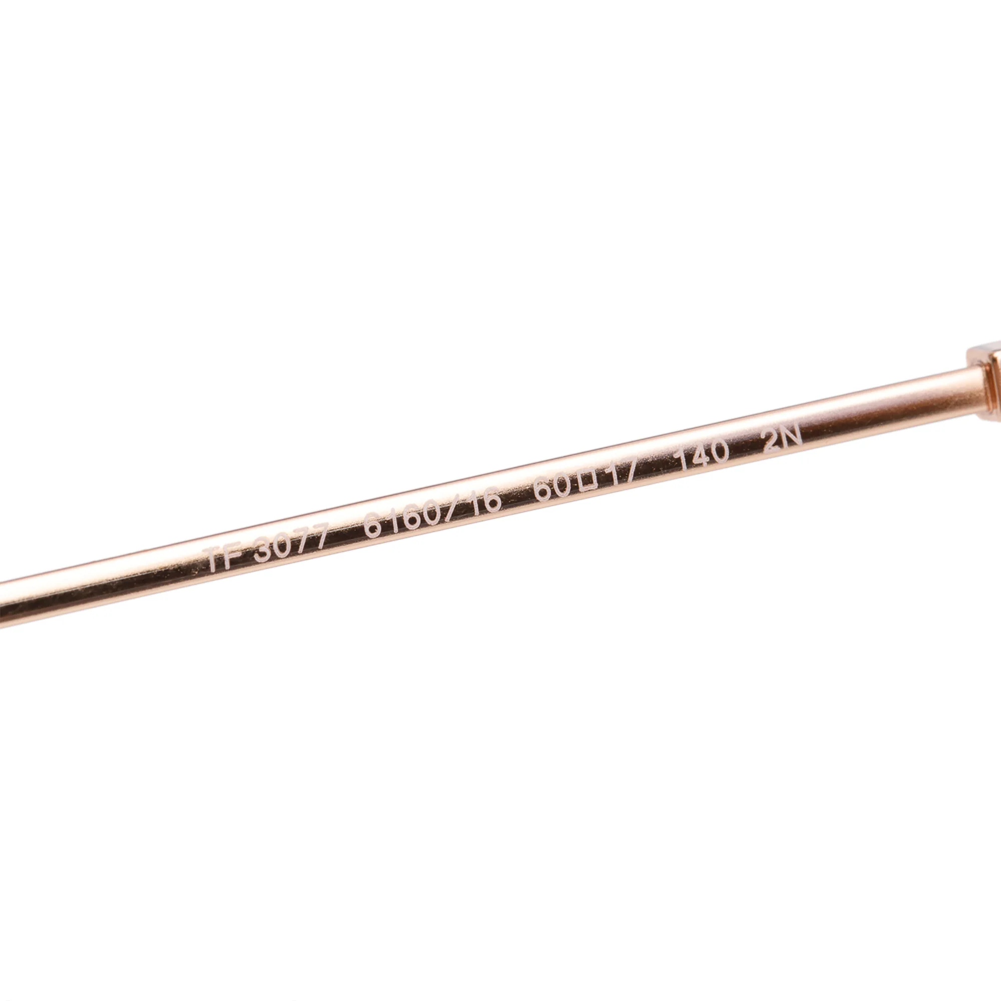 Tiffany & Co. TF 3077 Rose Gold Tone Metal Mother of Pearl T Rimless Sunglasses w/ Box & Case - Image 4