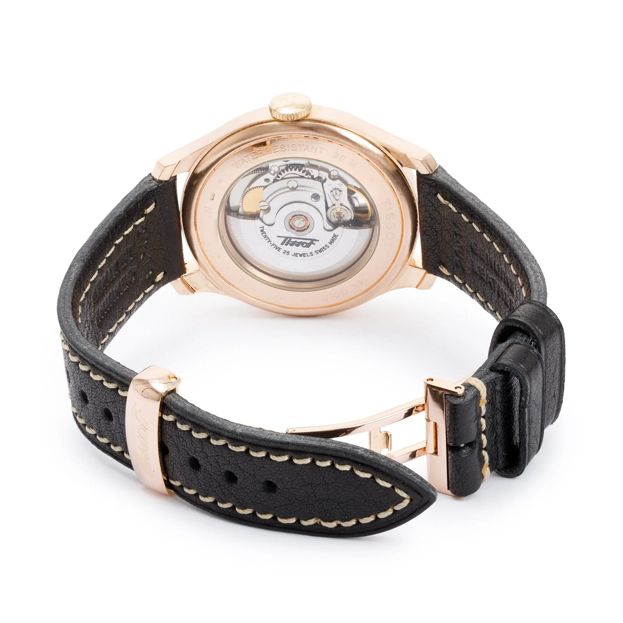 Tissot 18k Rose Gold Chronometer 40 MM Automatic Watch - Image 4