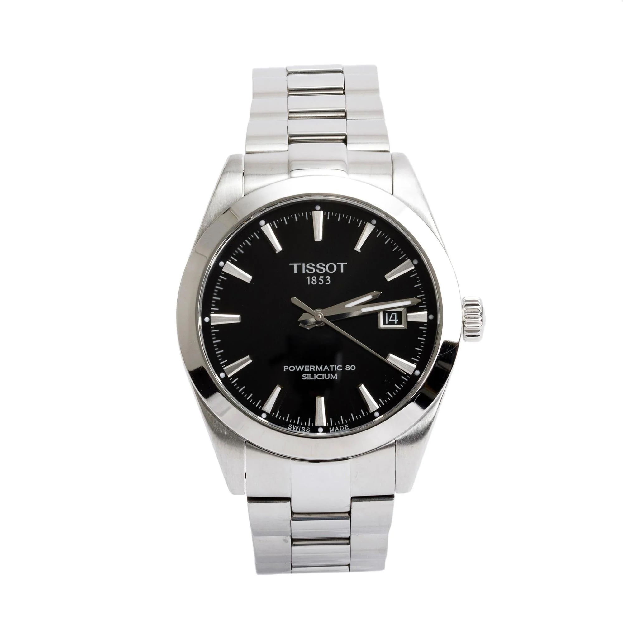 Tissot Stainless Steel Powermatic 80 Silicium 40 MM Automatic Watch