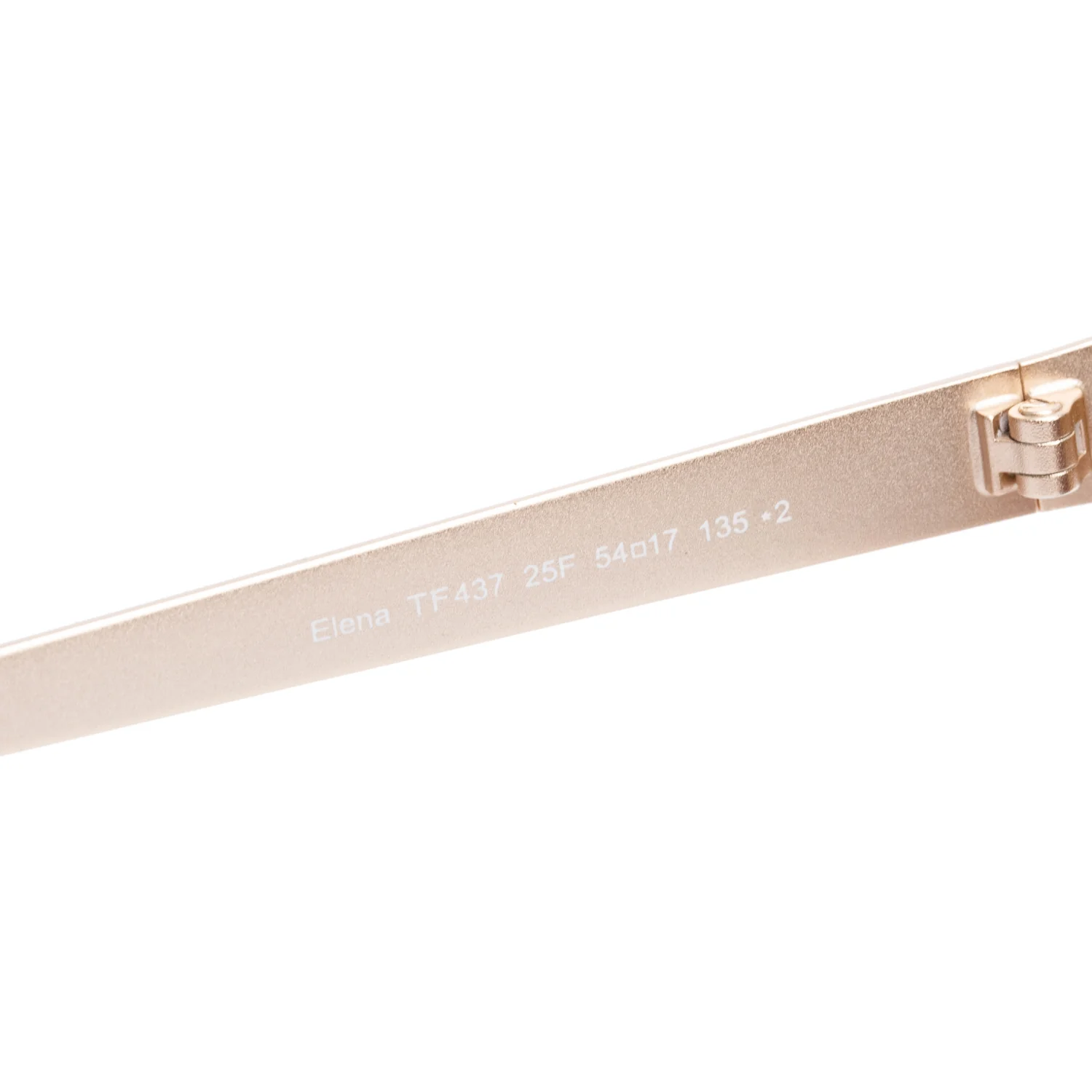 Tom Ford TF437 White Coated Metal Elena Sunglasses - Image 4