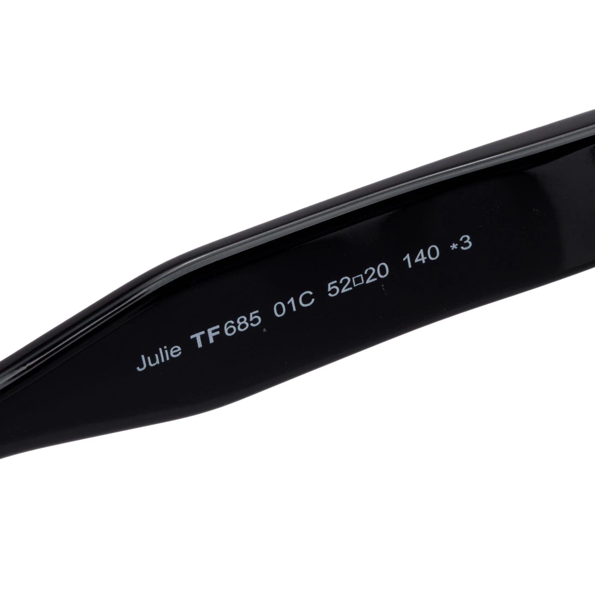 Tom Ford TF685 Black Acetate Julie Square Sunglasses - Image 3