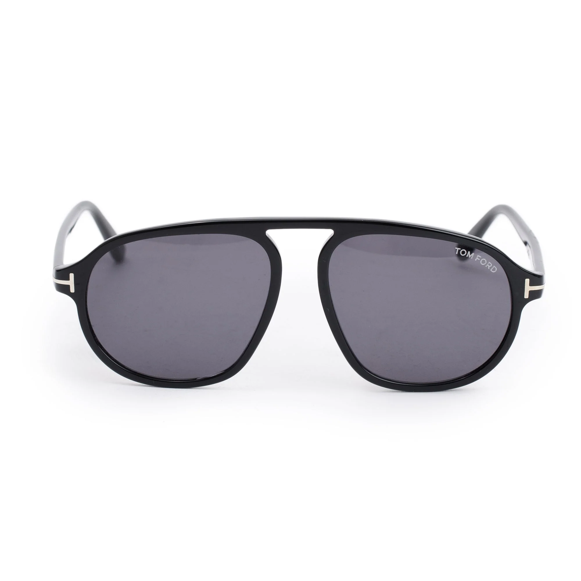 Tom Ford TF755 Black Acetate Harrison Aviator Sunglasses w/ Box & Case