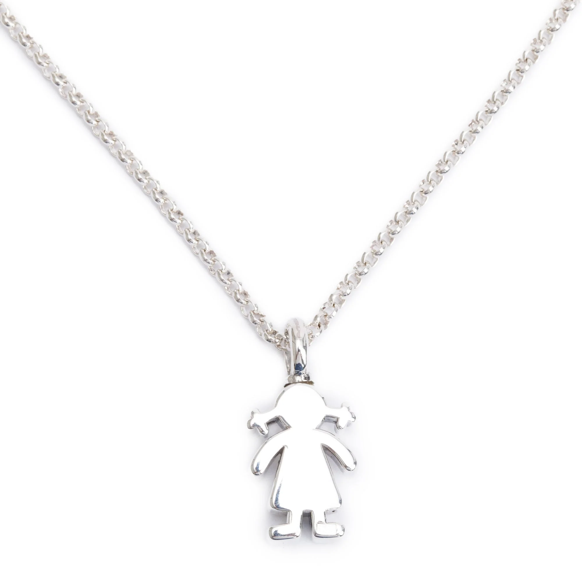 Tous Sterling Silver Sweet Doll Girl Pendant Necklace - Image 2