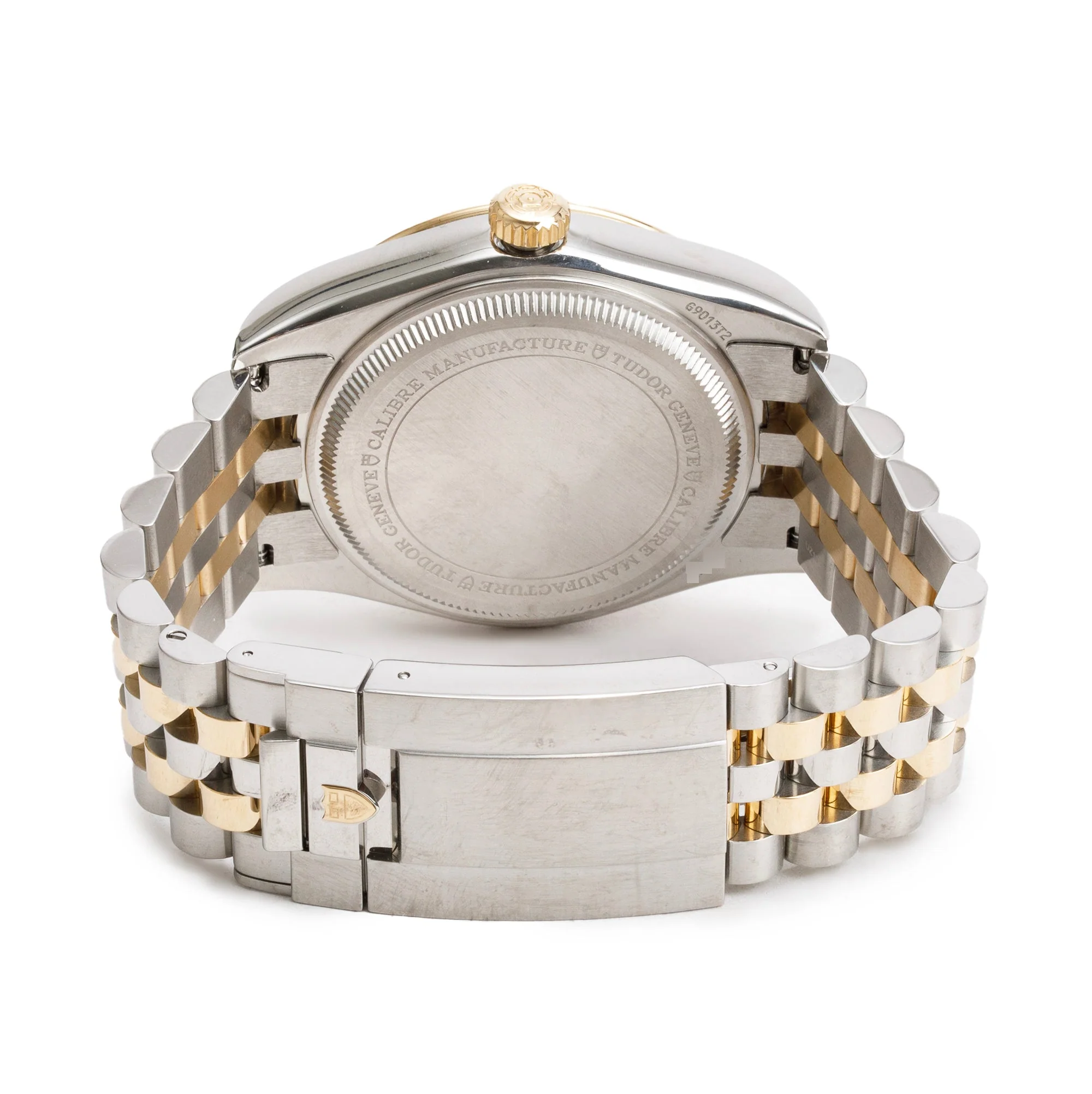 Tudor 2023 Stainless Steel & 18k Yellow Gold Black Bay Silver Diamond Dial 39 MM Automatic Watch 79663 w/ Box & Papers - Image 4
