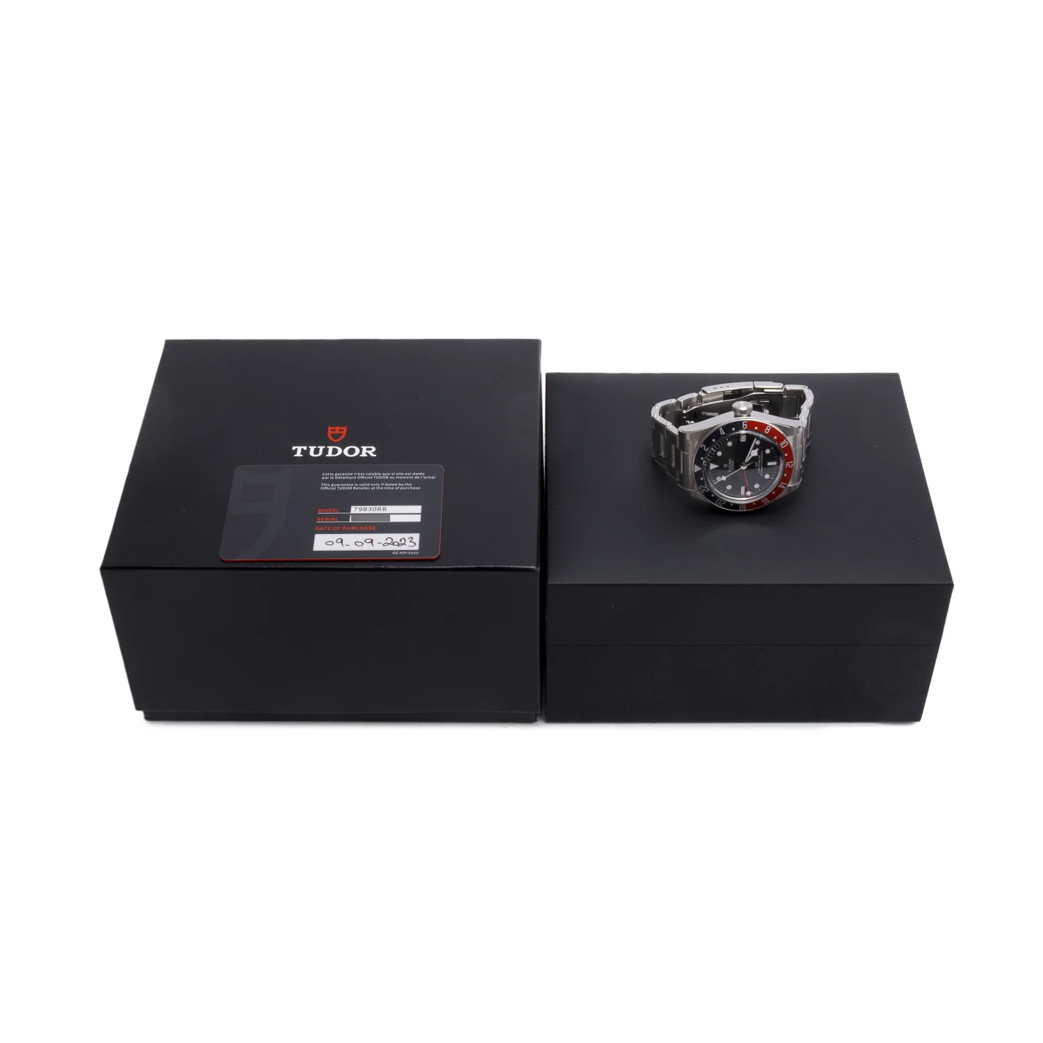 Tudor 2023 Stainless Steel Black Bay 'Pepsi' GMT 41 MM Automatic Watch Black Dial 79830RB w/ Box & Papers - Image 2