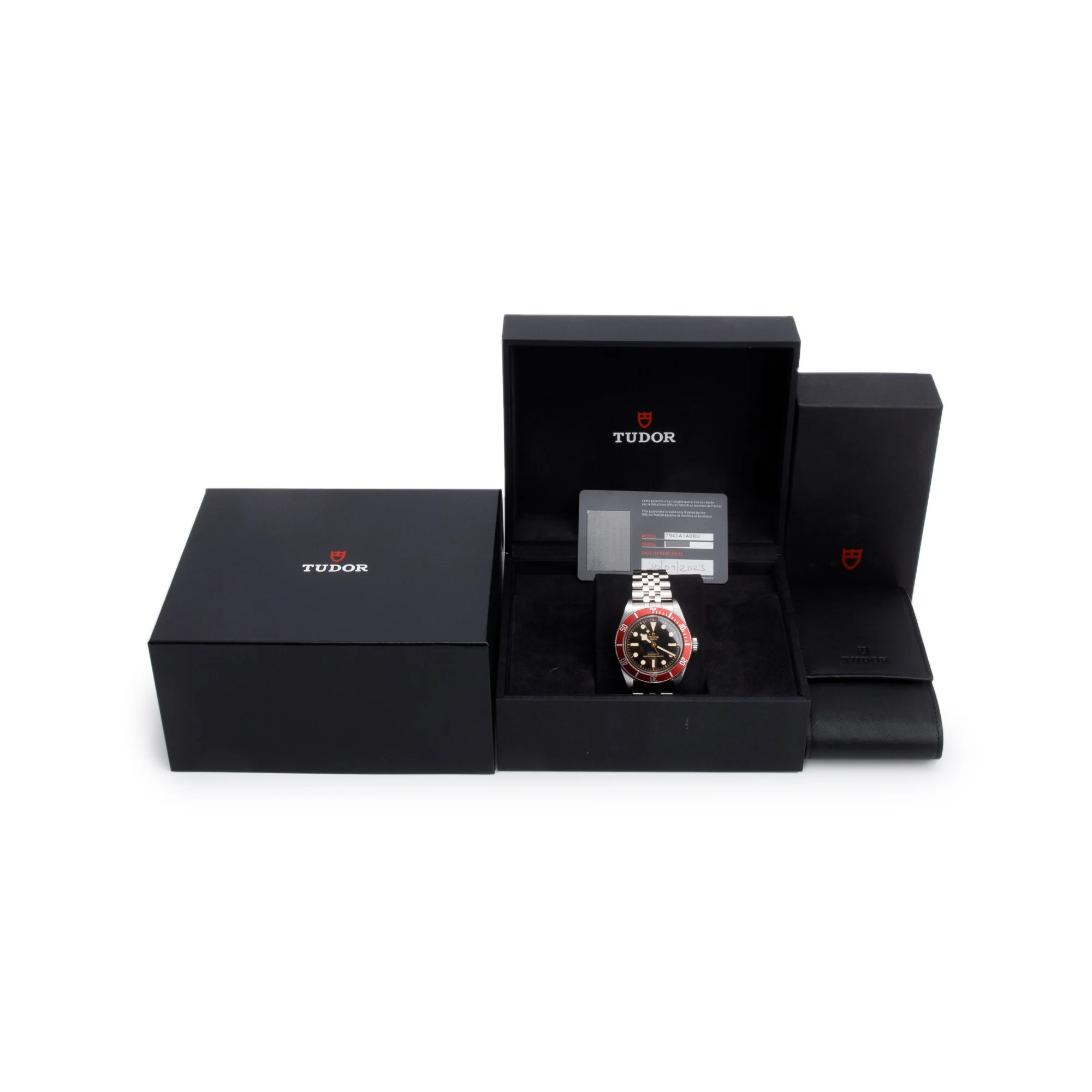 Tudor 2023 Stainless Steel Red Black Bay 41 MM Automatic Watch 7941A1A0RU w/ Box & Papers - Image 2