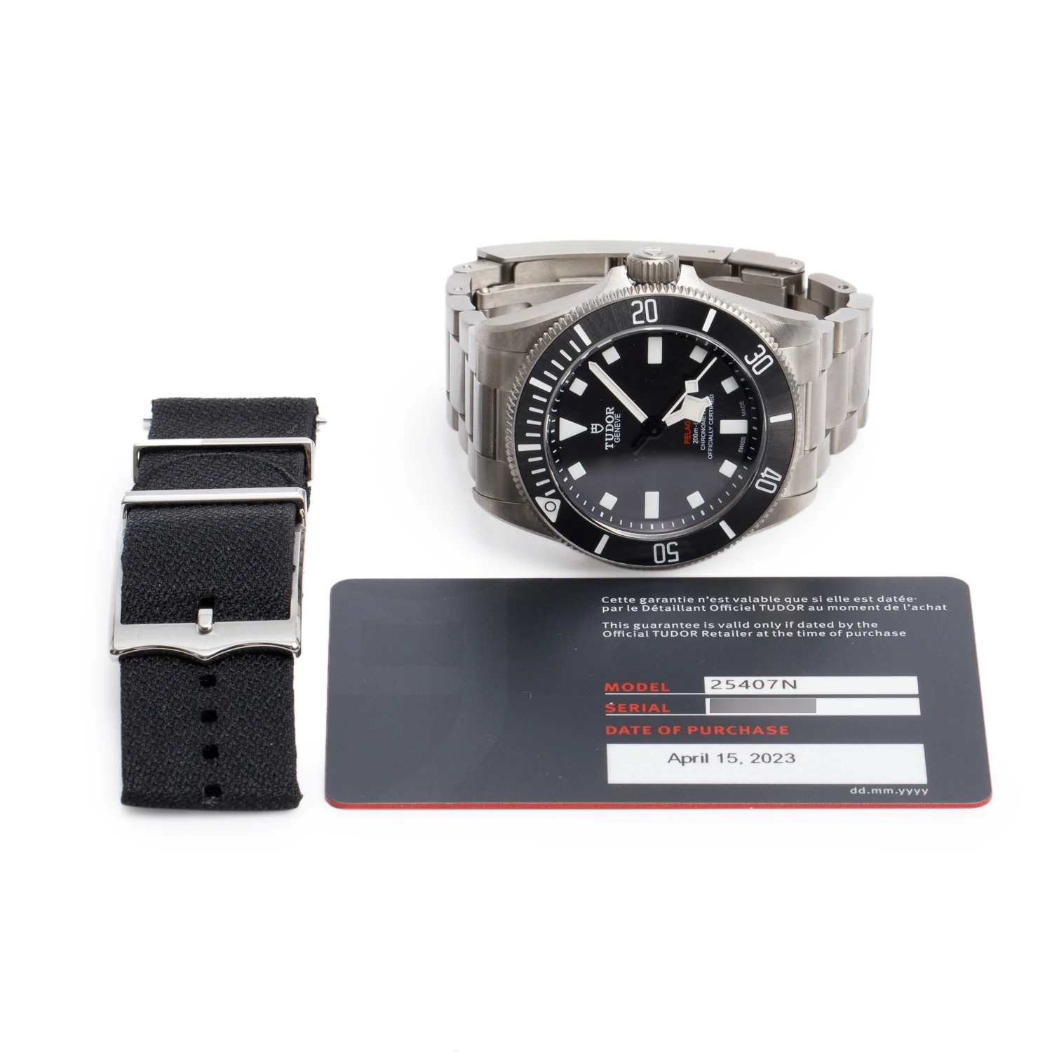 Tudor 2023 Titanium Black Dial Pelagos 39 MM Automatic Watch 25407N w/ Box & Papers - Image 2