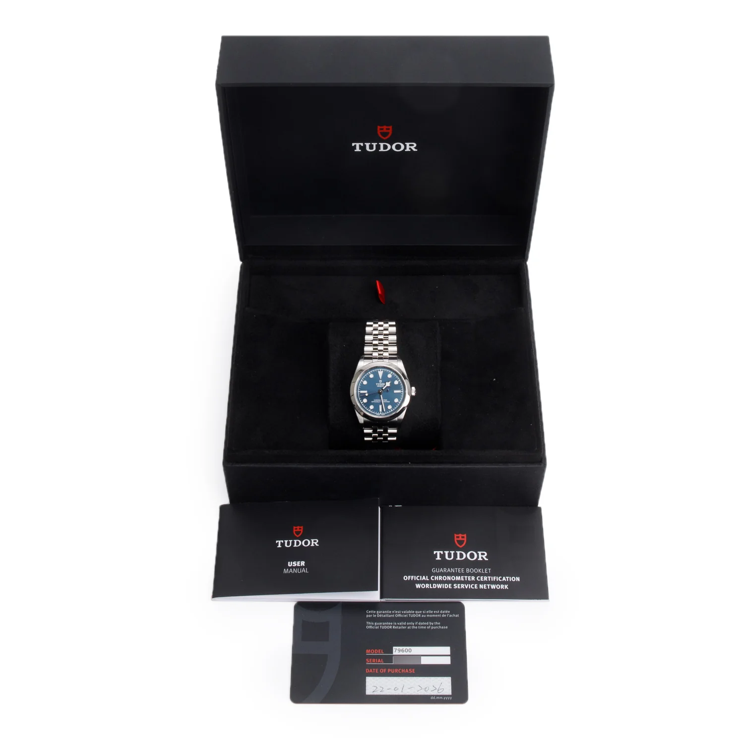 Tudor 2026 Stainless Steel Black Bay One 31 MM Automatic Watch Blue Dial 79600 w/ Box & Papers - Image 2